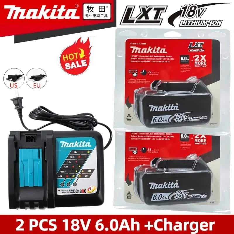 Makita 18V Battery 6Ah/5Ah/3Ah Replacement Lithium Battery, for Original Makita BL1830B BL1850B BL1850 BL1840 BL1860 BL1815
Makita 18V Battery 6Ah/5Ah/3Ah Replacement Lithium Battery, for Original Makita BL1830B BL1850B BL1850 BL1840 BL1860 BL1815