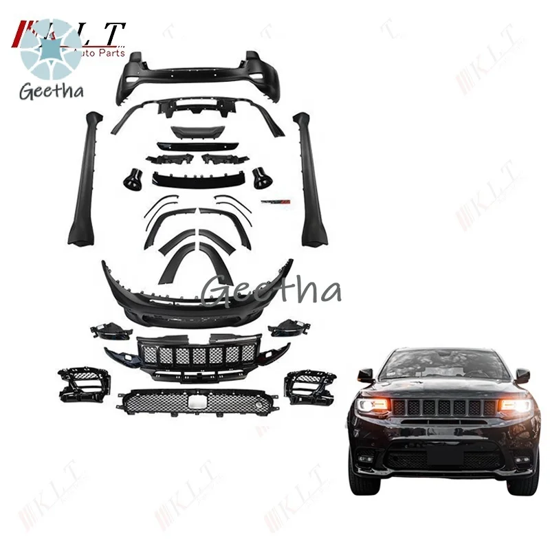 KLT Best Quality Front and Rear Bumper Grills Side Skirts Hood Fenders Body Kits for Grand Cherokee 2014-2020 Year
KLT Best Quality Front and Rear Bumper Grills Side Skirts Hood Fenders Body Kits for Grand Cherokee 2014-2020 Year