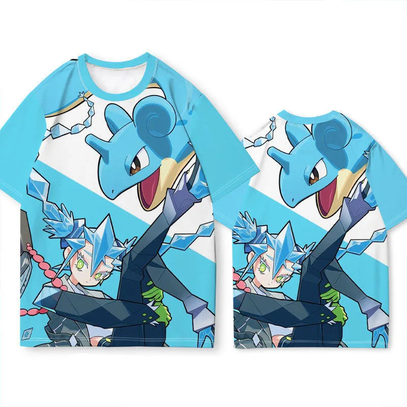 The Pokemon Collaboration Hatsune Miku Future T-shirt for Men in Summer Is A Cute Cartoon Style with A Loose-fitting Accessory
The Pokemon Collaboration Hatsune Miku Future T-shirt for Men in Summer Is A Cute Cartoon Style with A Loose-fitting Accessory