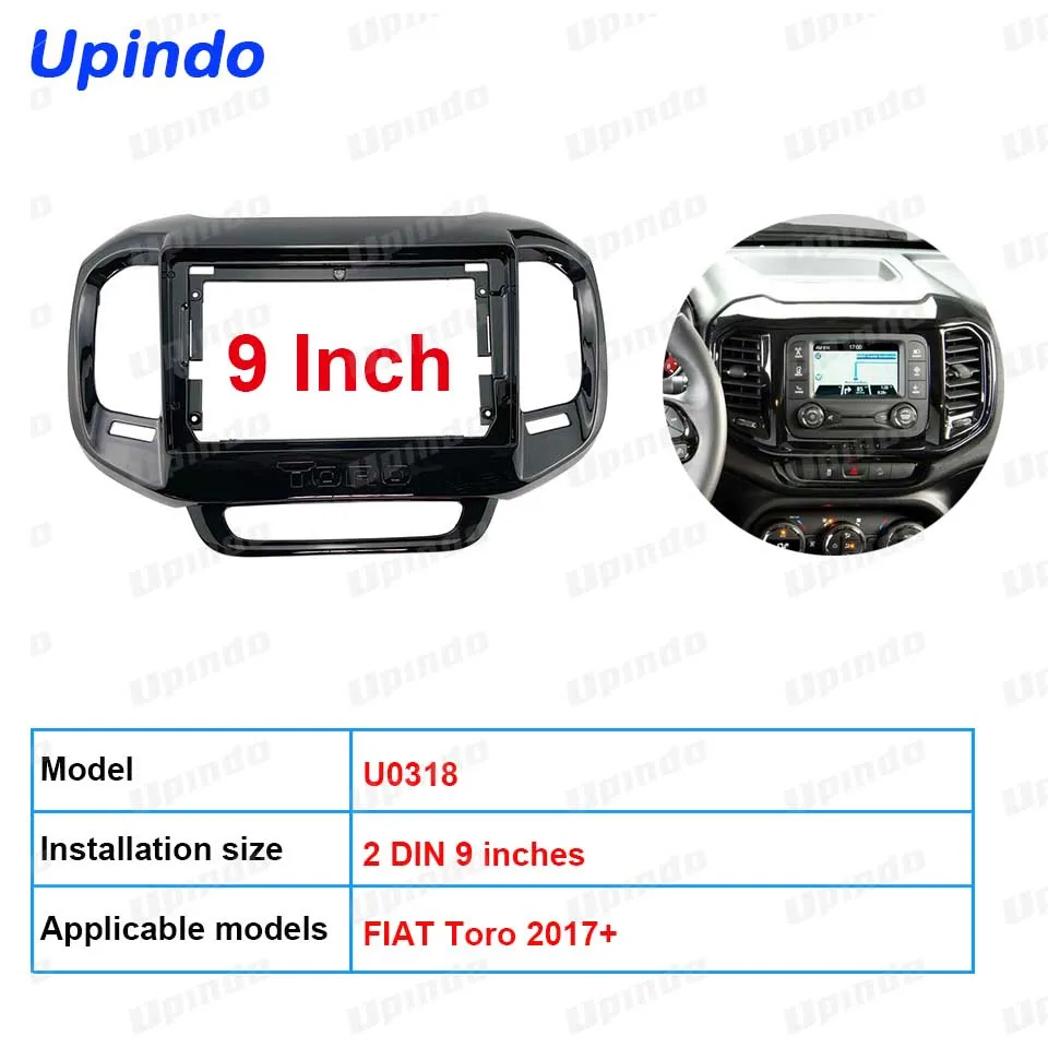 9" Android Car Stereo Fascia Panel Frame for FIAT Toro 2017+ OEM Touchscreen Bezel Dash Trim Panel Perfect Fit Upgrade
9" Android Car Stereo Fascia Panel Frame for FIAT Toro 2017+ OEM Touchscreen Bezel Dash Trim Panel Perfect Fit Upgrade