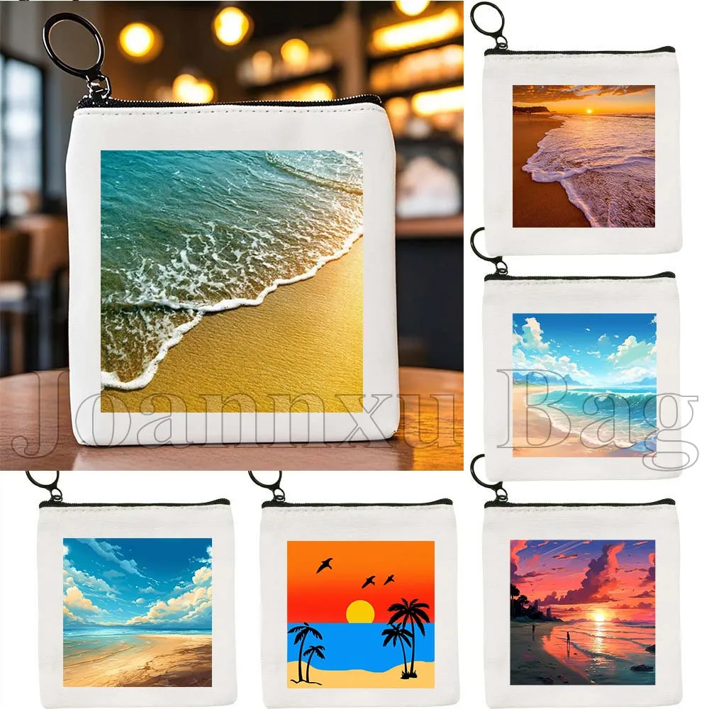 Ocean Waves Sunshine Beach Sunset Sunrise Landscape Palm Trees Watercolor Painting Canvas Coin Purse Key Case Bag Wallet Pouch
Ocean Waves Sunshine Beach Sunset Sunrise Landscape Palm Trees Watercolor Painting Canvas Coin Purse Key Case Bag Wallet Pouch