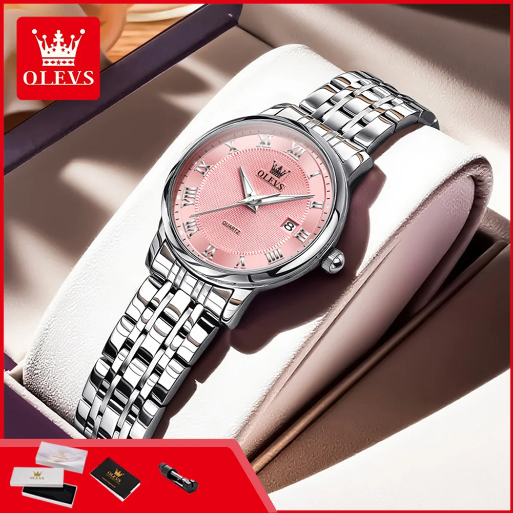 OLEVS 5611 Original Women's Watches Luxury Brand Ladies Quartz Watches Waterproof Luminous Date Elegant Wrist Watches for Women
OLEVS 5611 Original Women's Watches Luxury Brand Ladies Quartz Watches Waterproof Luminous Date Elegant Wrist Watches for Women