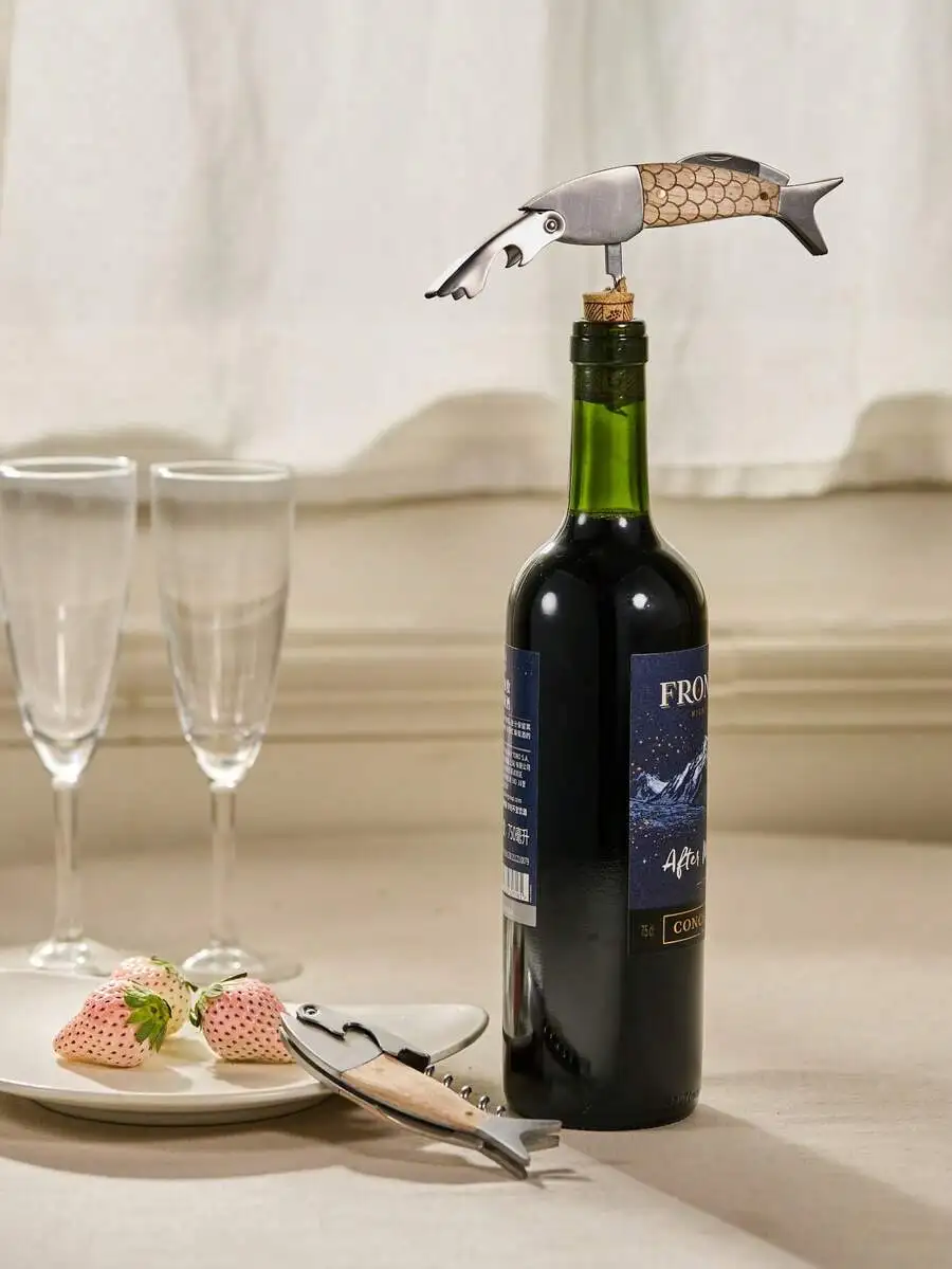 Cirelle Fish Shape Wine Opener | Creative Bottle Opener Gift For Wine & Beer Lovers, Unique Kitchen & Bar Tool
Cirelle Fish Shape Wine Opener | Creative Bottle Opener Gift For Wine & Beer Lovers, Unique Kitchen & Bar Tool