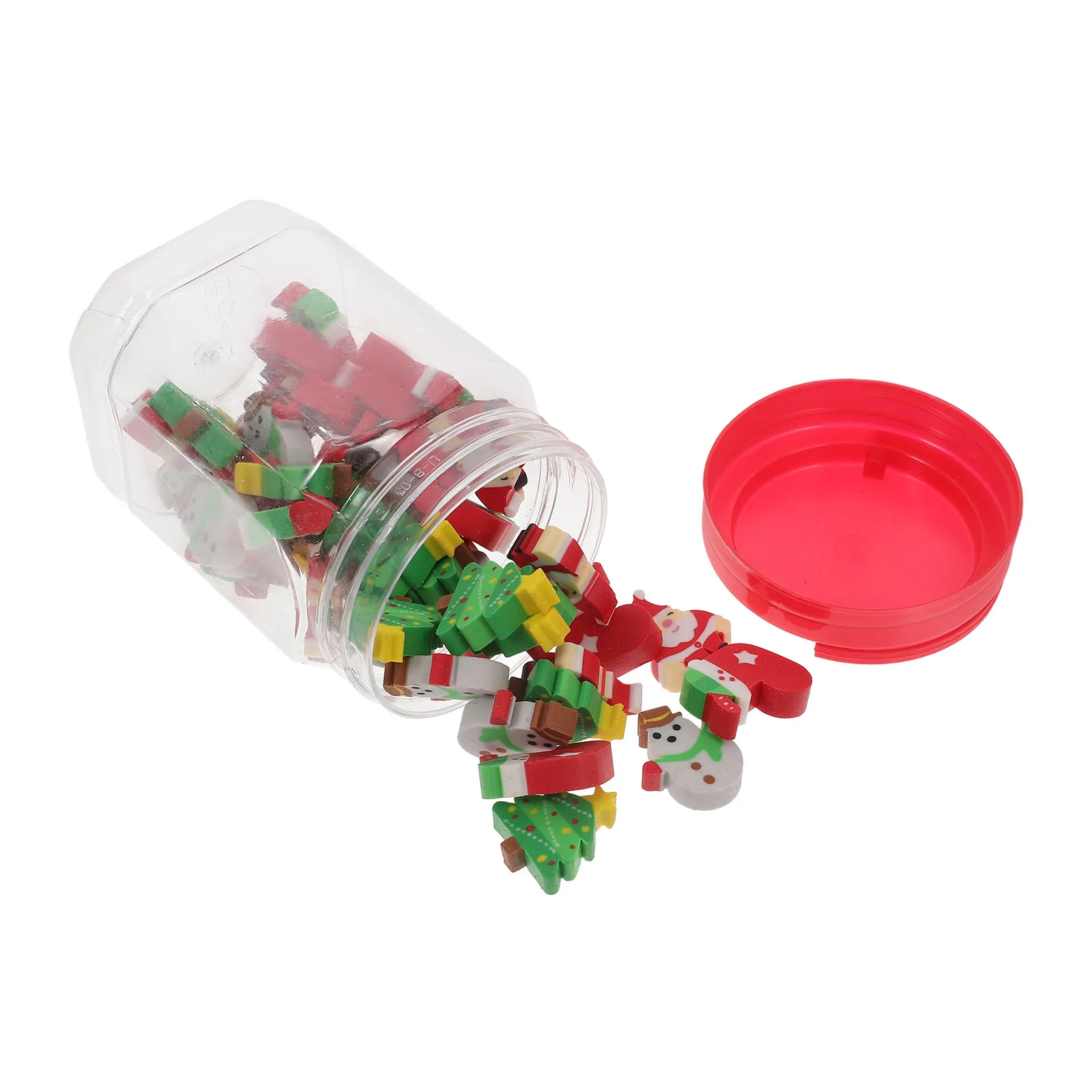 50Pcs Christmas Tree Santa Claus Snowman Erasers Set Cute Holiday Erasers for Children Classroom Rewards Stocking Stuffers
50Pcs Christmas Tree Santa Claus Snowman Erasers Set Cute Holiday Erasers for Children Classroom Rewards Stocking Stuffers