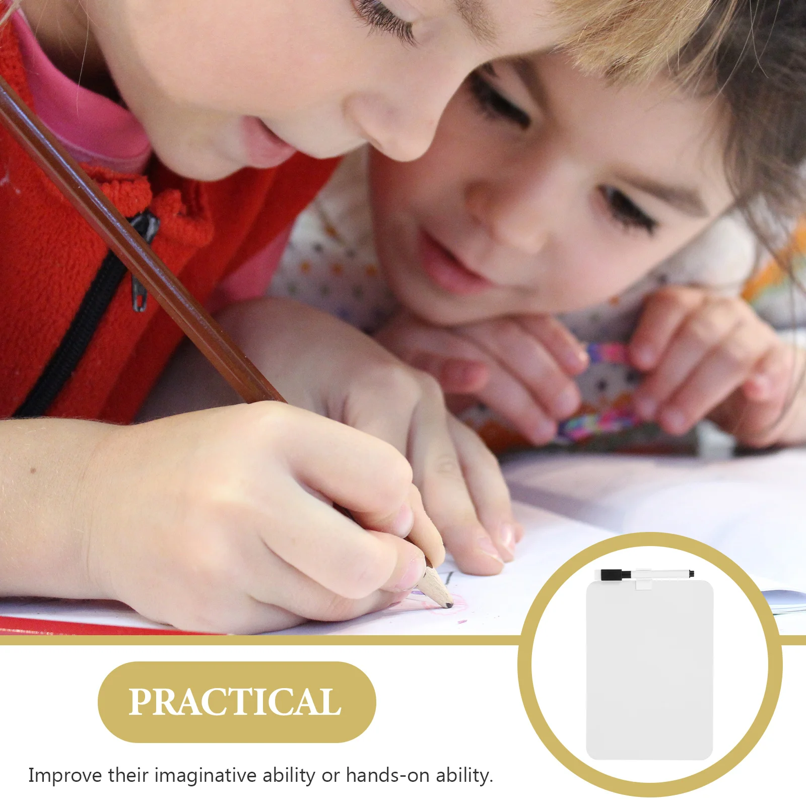 Children Writing Board Kids Erasable Whiteboard PVC Small Drawing Pad Multifunctional Practical Learning Toy
Children Writing Board Kids Erasable Whiteboard PVC Small Drawing Pad Multifunctional Practical Learning Toy