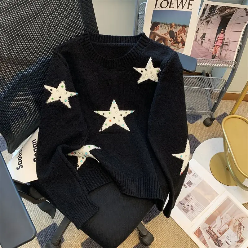 Women Autumn Winter Casual Loose Korean Solid Color O-neck Long Sleeve Knitting Pullover Women Clothes Lively Refreshing Tops
Women Autumn Winter Casual Loose Korean Solid Color O-neck Long Sleeve Knitting Pullover Women Clothes Lively Refreshing Tops