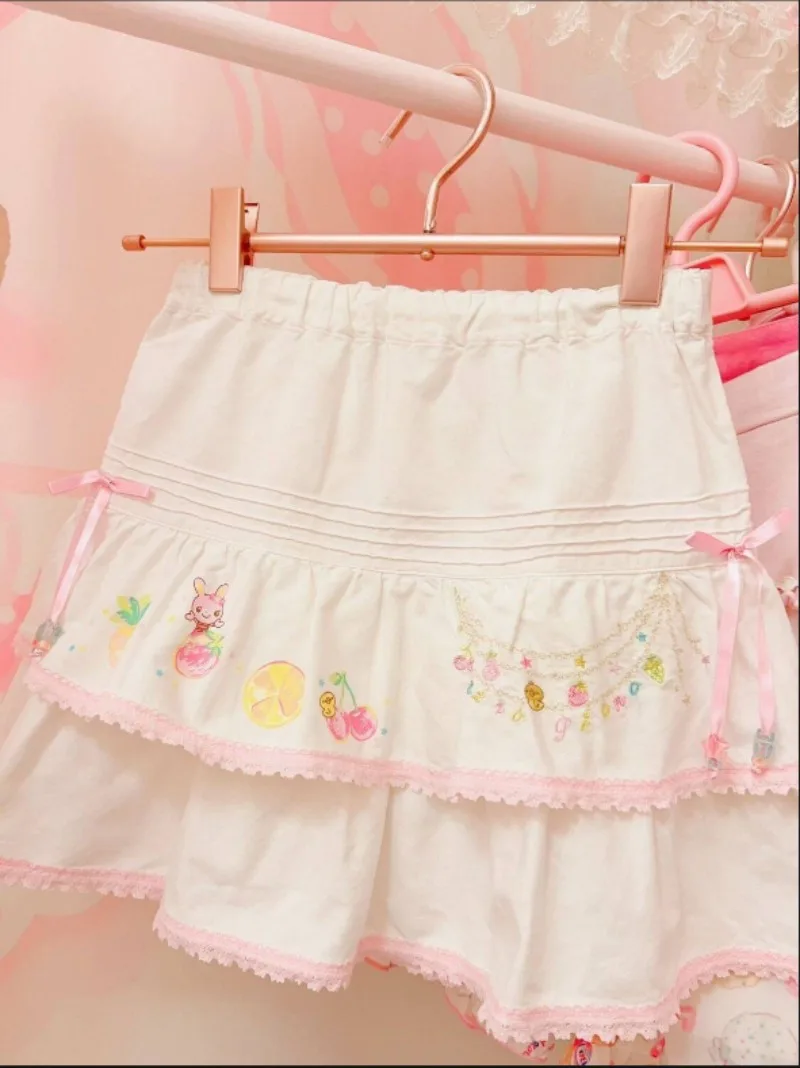 Japanese Kawaii Short Skirt Spring/Summer New Daughter's clothes y2k Skirt Cute Retro Lace Cake Skirts korean fashion clothing
Japanese Kawaii Short Skirt Spring/Summer New Daughter's clothes y2k Skirt Cute Retro Lace Cake Skirts korean fashion clothing