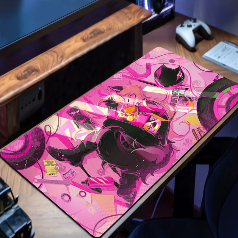 Mousepad New Muse Dash MousePads Keyboard Pad Mouse Mat Gamer Soft Office Carpet Table Mat Desktop PC Anime Large game Mouse Pad