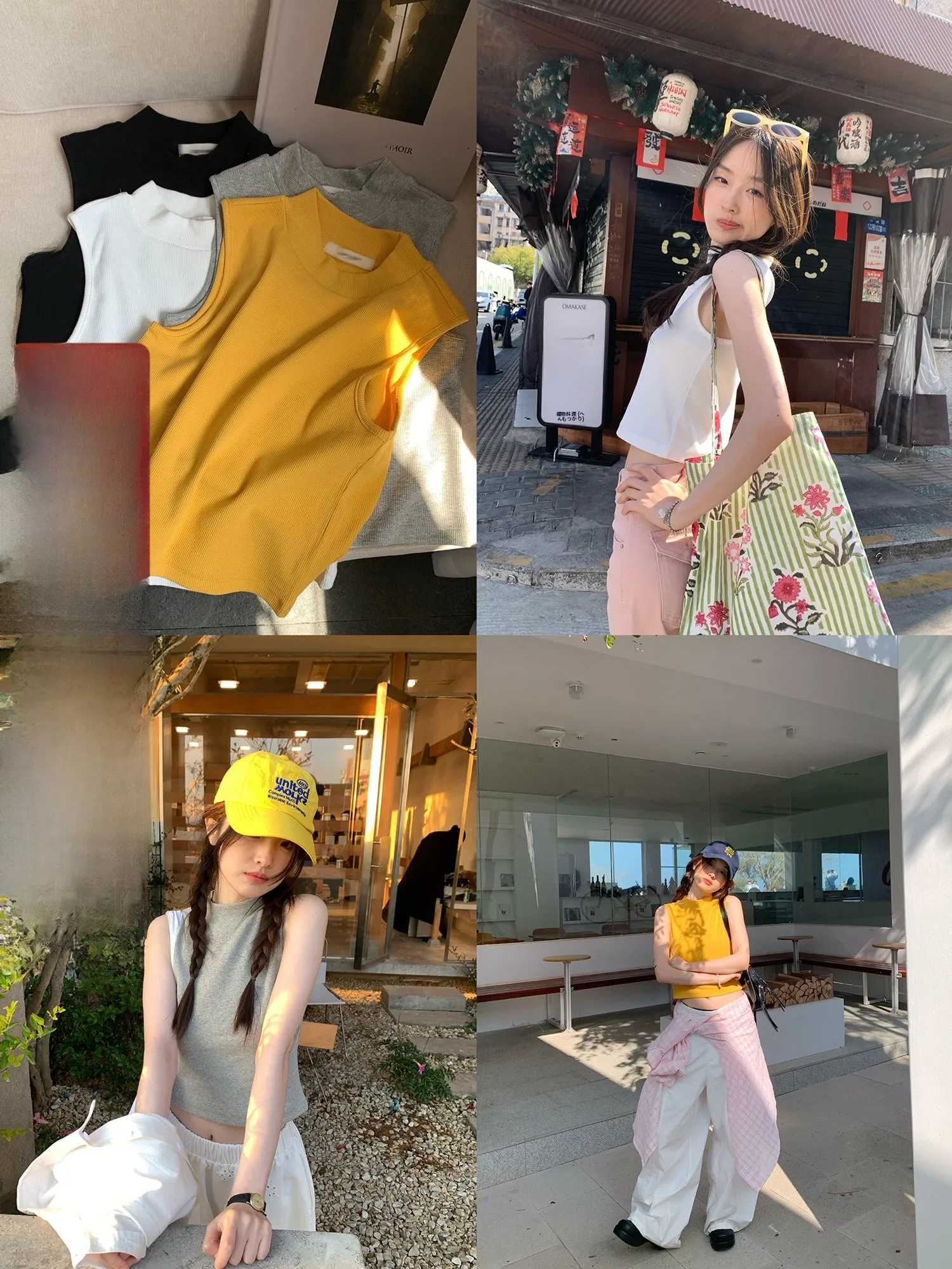 Sinbounboun Sleeveless Knitted Short Vest Top Half High Collar Base Layer Shirt Summer Casual Style Cotton Pure Color T-Shirt
Sinbounboun Sleeveless Knitted Short Vest Top Half High Collar Base Layer Shirt Summer Casual Style Cotton Pure Color T-Shirt