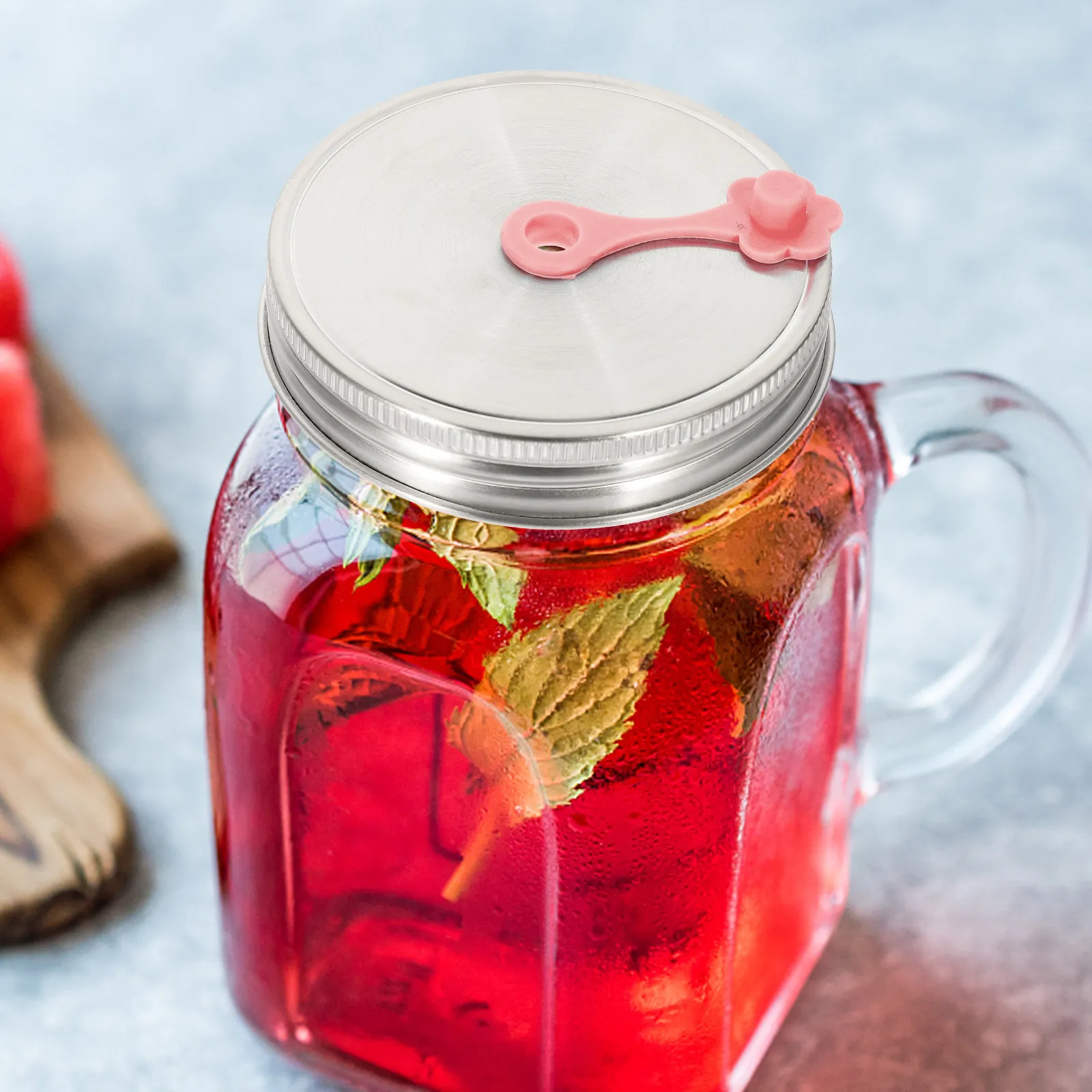 3Sets Stainless Steel Jar Lids with Straw Hole Leak Proof Canning Lids for Mason Jars Home Kitchen Storage Sealed Straw Lid with
3Sets Stainless Steel Jar Lids with Straw Hole Leak Proof Canning Lids for Mason Jars Home Kitchen Storage Sealed Straw Lid with