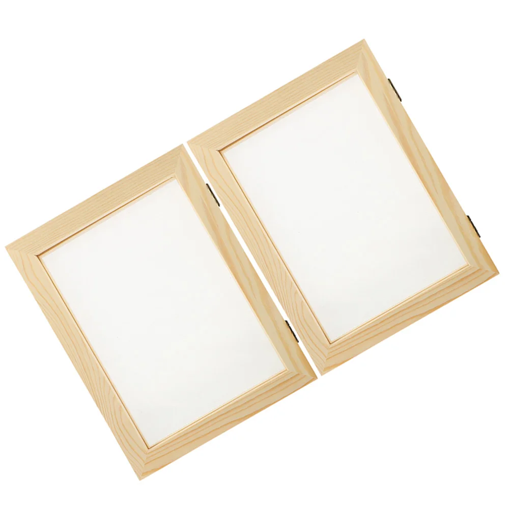 2 Pcs Paper Frame Making Mould Mold Handmade Manual Screens for Copper Handicraft
2 Pcs Paper Frame Making Mould Mold Handmade Manual Screens for Copper Handicraft