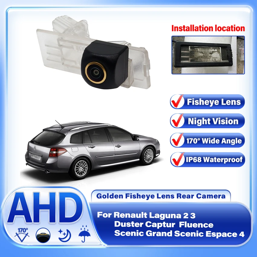 170 Degree Fisheye Car AHD Reverse Rear View Camera For Renault Laguna 2 3 Duster Captur Fluence Scenic Grand Scenic Espace 4
170 Degree Fisheye Car AHD Reverse Rear View Camera For Renault Laguna 2 3 Duster Captur Fluence Scenic Grand Scenic Espace 4