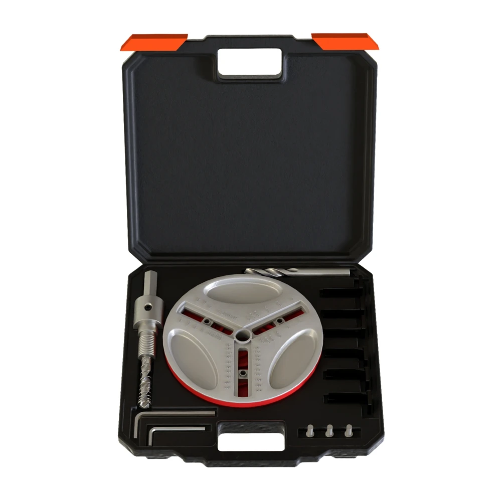 A58Z Adjustable Round Hole Saw Cutter Drill Bit Set for Woodworking, Plastic, Gypsum Board, Aluminum Board, Punching Tool
A58Z Adjustable Round Hole Saw Cutter Drill Bit Set for Woodworking, Plastic, Gypsum Board, Aluminum Board, Punching Tool