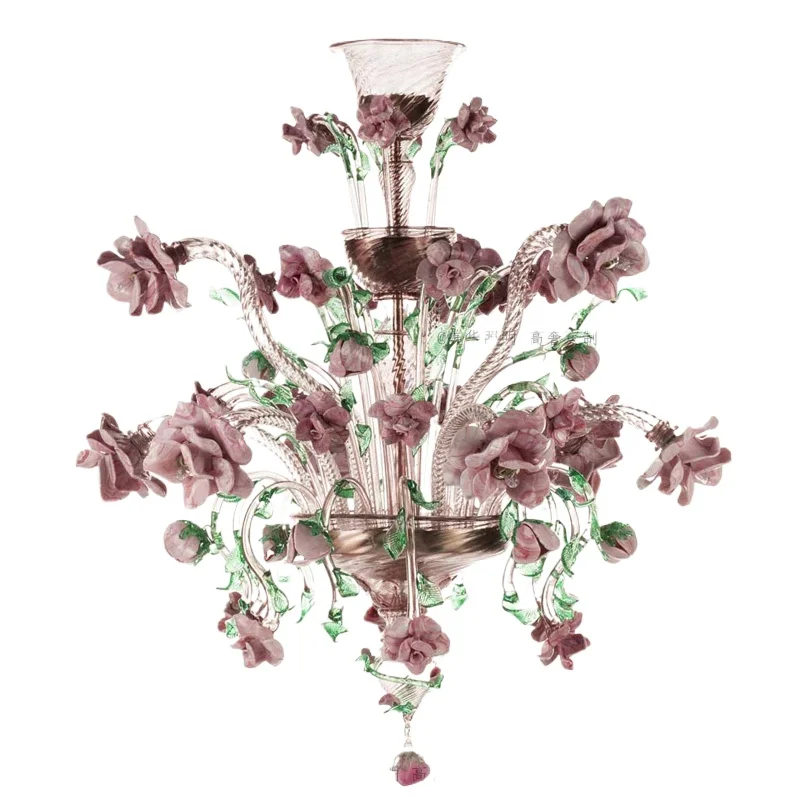 *Italian luxury villa French antique living room bedroom rose handmade glass chandelier
*Italian luxury villa French antique living room bedroom rose handmade glass chandelier