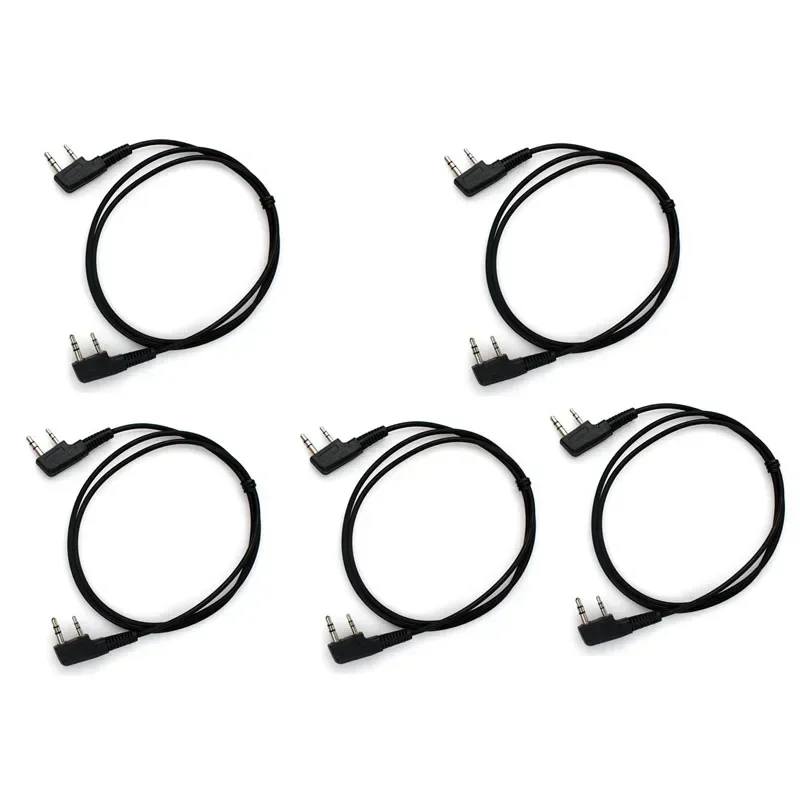 Wholesale 5pcs 1m/3.28ft K-type 2 Pin Plug Cloning Copy Cable for Baofeng Wouxun Kenwood Linton Puxing 2-Way Radio Clone
Wholesale 5pcs 1m/3.28ft K-type 2 Pin Plug Cloning Copy Cable for Baofeng Wouxun Kenwood Linton Puxing 2-Way Radio Clone