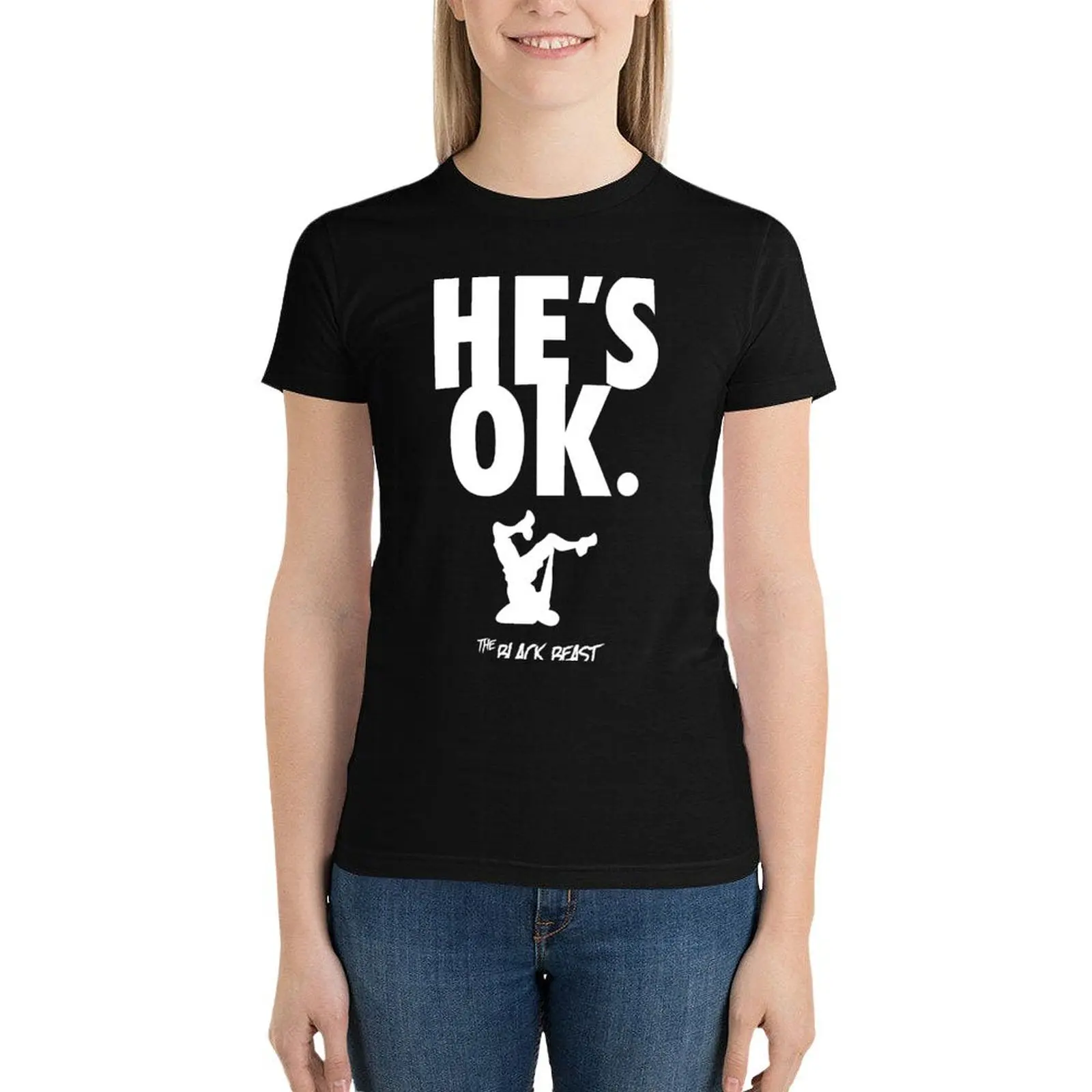 Derrick Lewis He's Ok The Black Beast T-Shirt lady clothes shirts graphic tees vintage clothes Women's summer blouses 2024
Derrick Lewis He's Ok The Black Beast T-Shirt lady clothes shirts graphic tees vintage clothes Women's summer blouses 2024