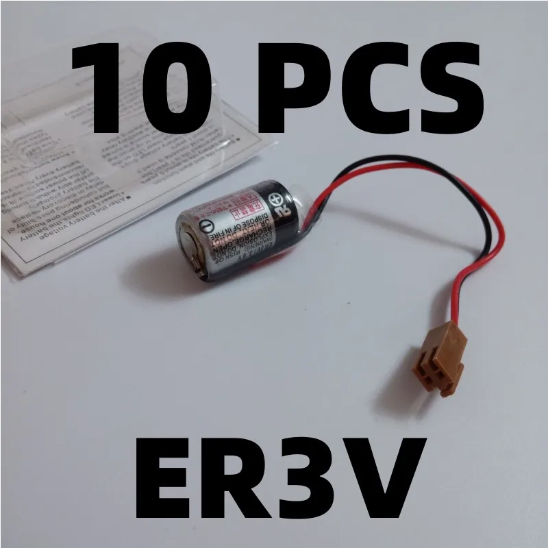 10PCS NEW Original For TOSHIBA ER3V 3.6V PLC Battery with FANAC Brown Connector
10PCS NEW Original For TOSHIBA ER3V 3.6V PLC Battery with FANAC Brown Connector