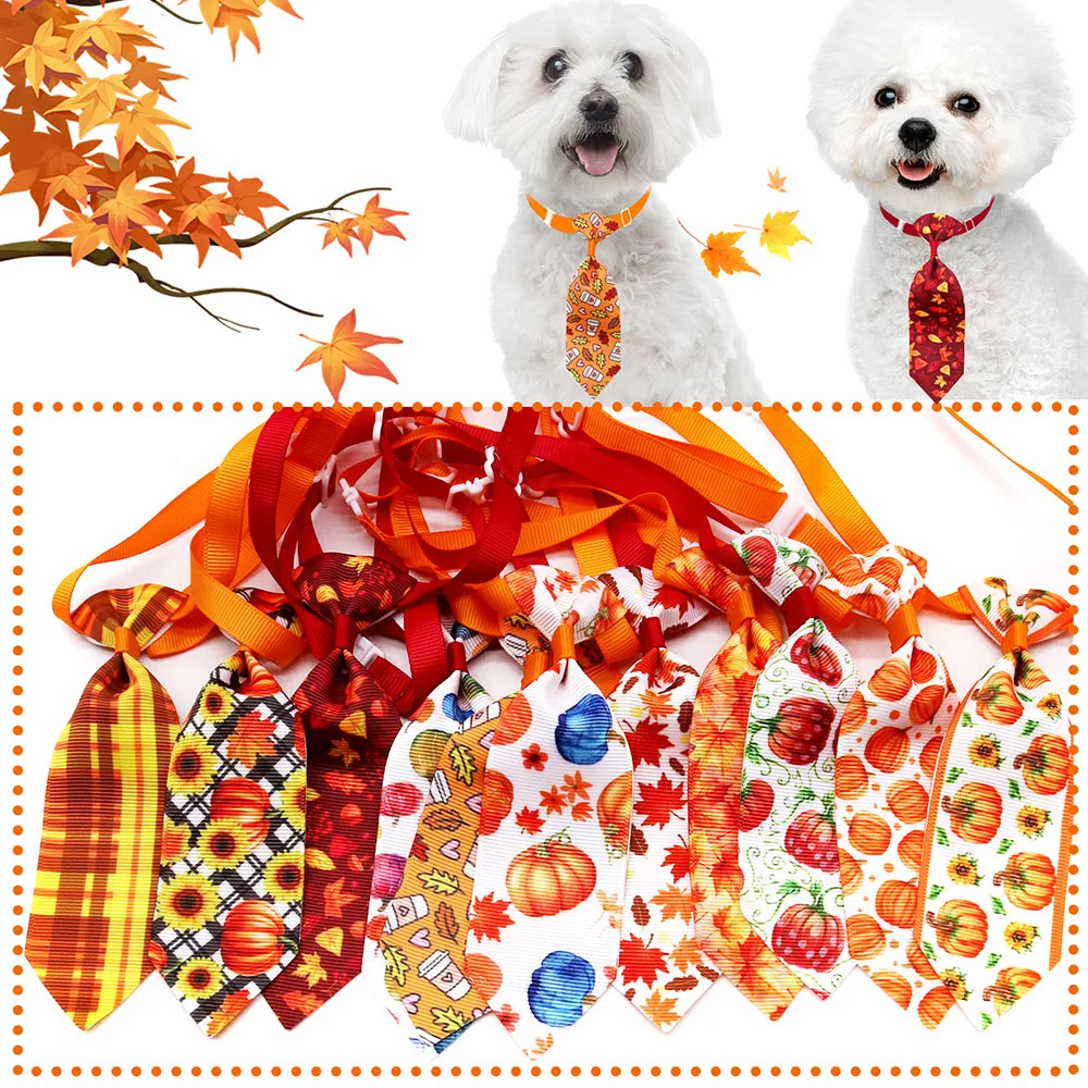 10/30/50PCS Dog Bow Ties Wholesale Fall Pet Supplies For Dogs Maple Leaf Print Adjustable Dog Neckties Pet Grooming Accessories
10/30/50PCS Dog Bow Ties Wholesale Fall Pet Supplies For Dogs Maple Leaf Print Adjustable Dog Neckties Pet Grooming Accessories