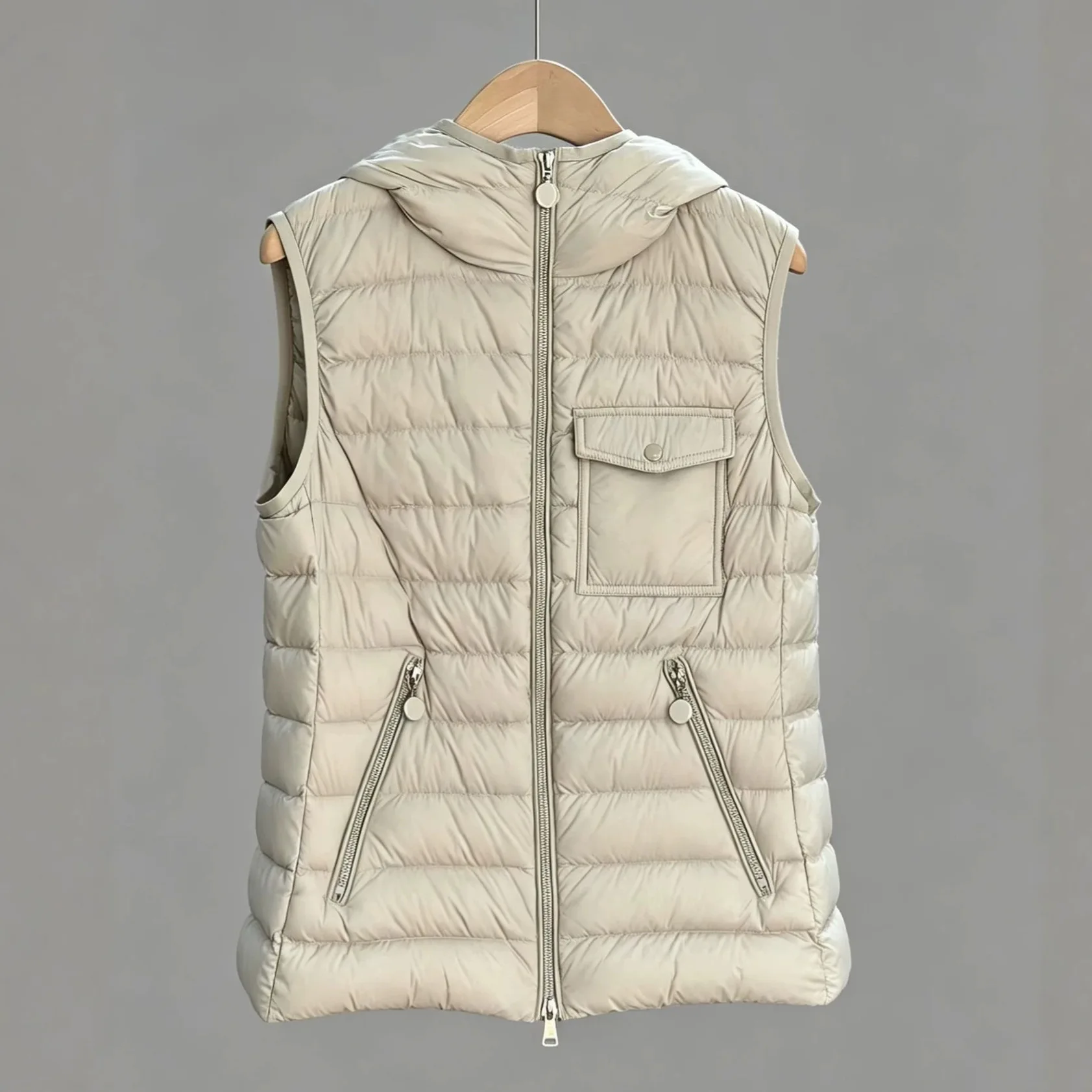 Ultra Light Down Hooded Vest Women Sleeveless Long Waistcoat Autumn Winter Female Portable Duck Down Coat
Ultra Light Down Hooded Vest Women Sleeveless Long Waistcoat Autumn Winter Female Portable Duck Down Coat