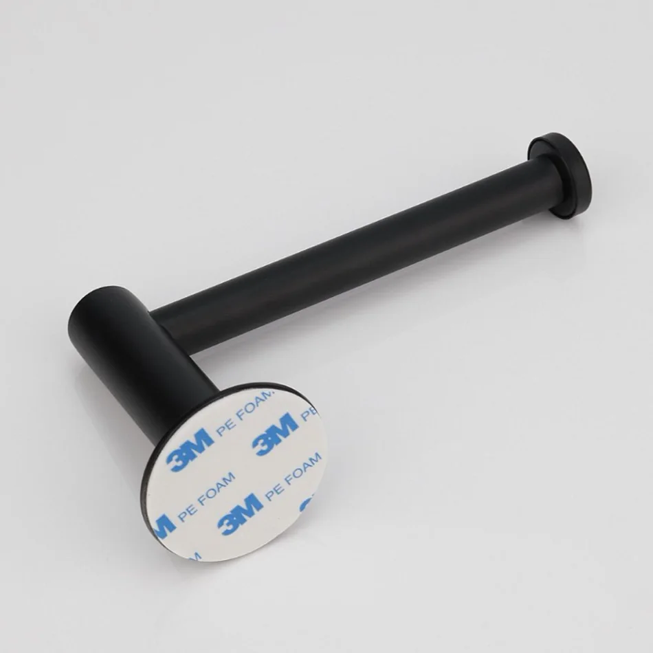 Adhesive Paper Holder Brushed Black Stainless Steel Round Stand Bathroom Kitchen Toilet Paper Towel Roll Holder Tissue Hanger
Adhesive Paper Holder Brushed Black Stainless Steel Round Stand Bathroom Kitchen Toilet Paper Towel Roll Holder Tissue Hanger