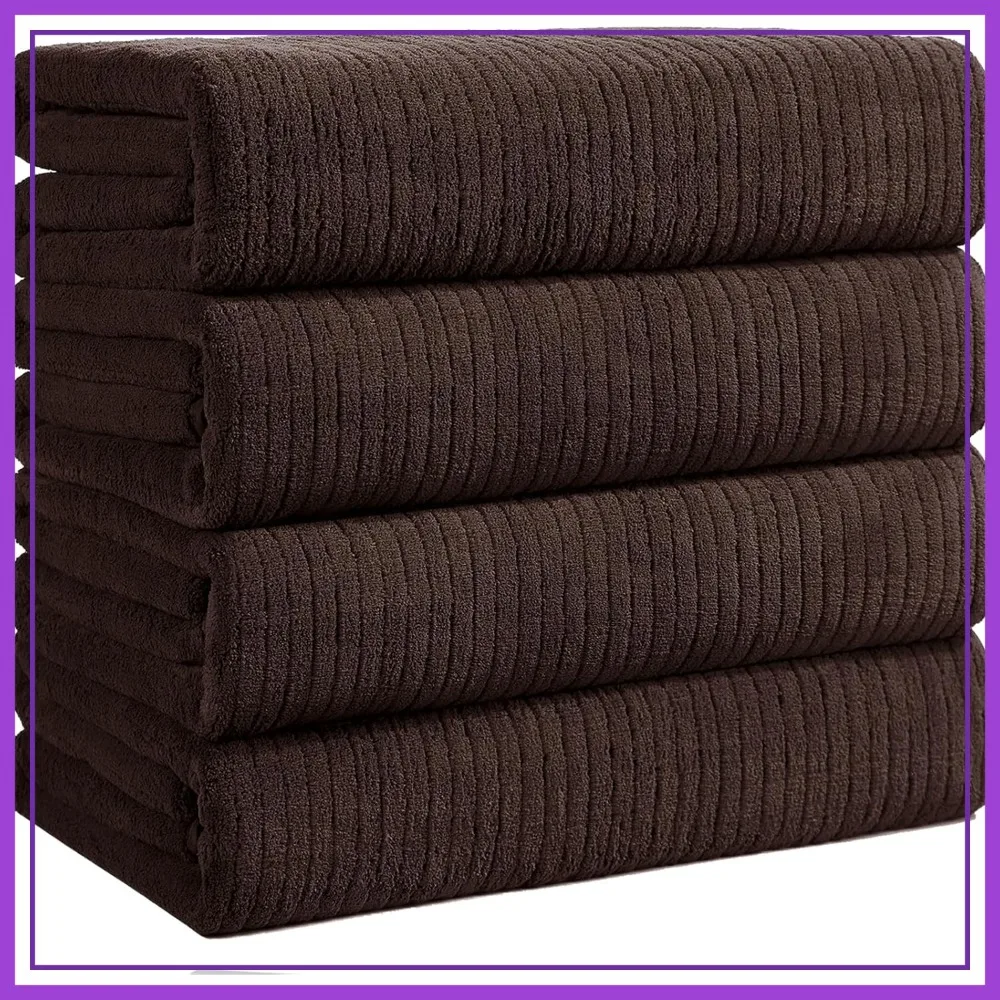 Ultra Soft Microfiber Bath Towels Set of 4 - 35x70 Inches, Quick Dry & Absorbent for Bathroom, Beach, Gym
Ultra Soft Microfiber Bath Towels Set of 4 - 35x70 Inches, Quick Dry & Absorbent for Bathroom, Beach, Gym