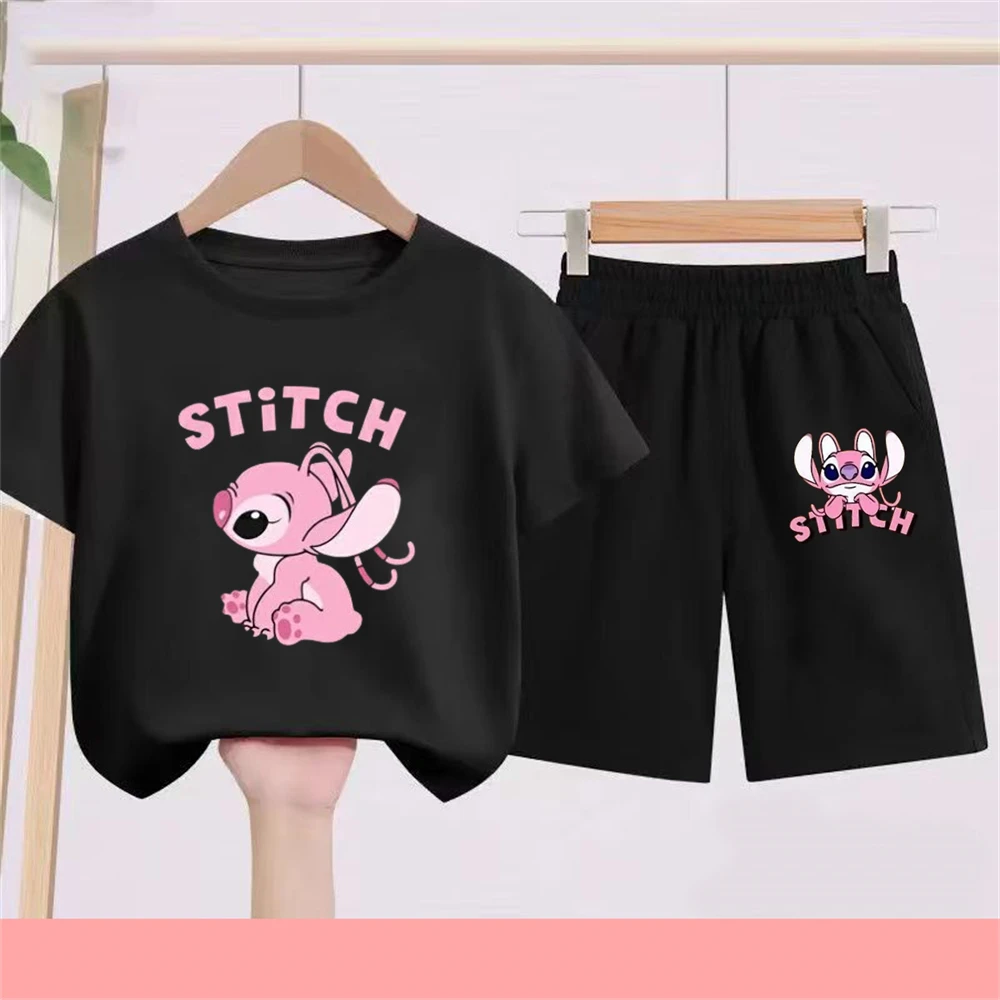 3-10Y Girls Disney Stitch T Shirts Sets Summer Cute Cartoon Short Sleeve Children's Casual Boys Clothing Tees T-shirt Kids' Top
3-10Y Girls Disney Stitch T Shirts Sets Summer Cute Cartoon Short Sleeve Children's Casual Boys Clothing Tees T-shirt Kids' Top