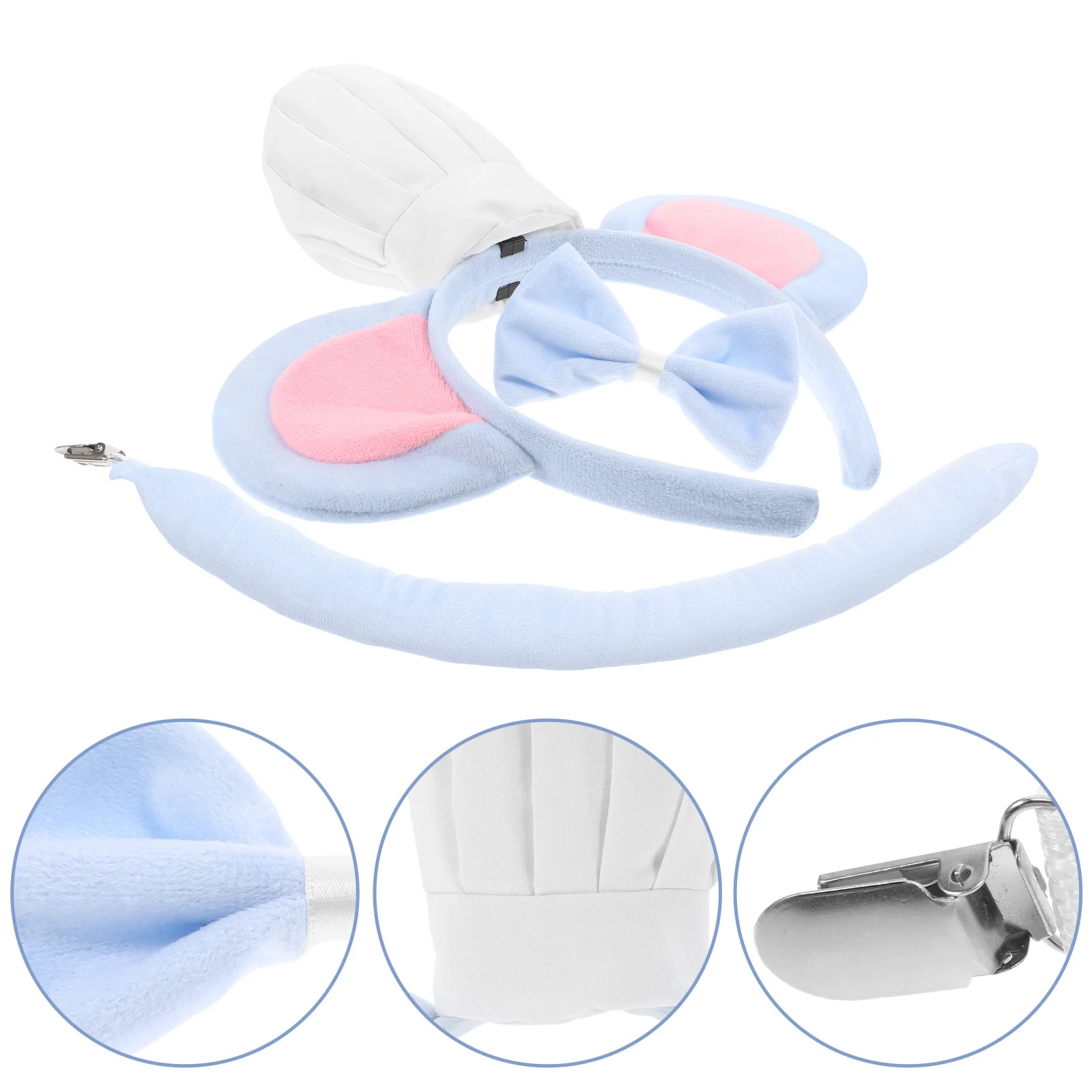 3 Pcs Halloween Costumes Mouse Ears Headband Adult Brown Rat Sky-blue Cute Grey
3 Pcs Halloween Costumes Mouse Ears Headband Adult Brown Rat Sky-blue Cute Grey