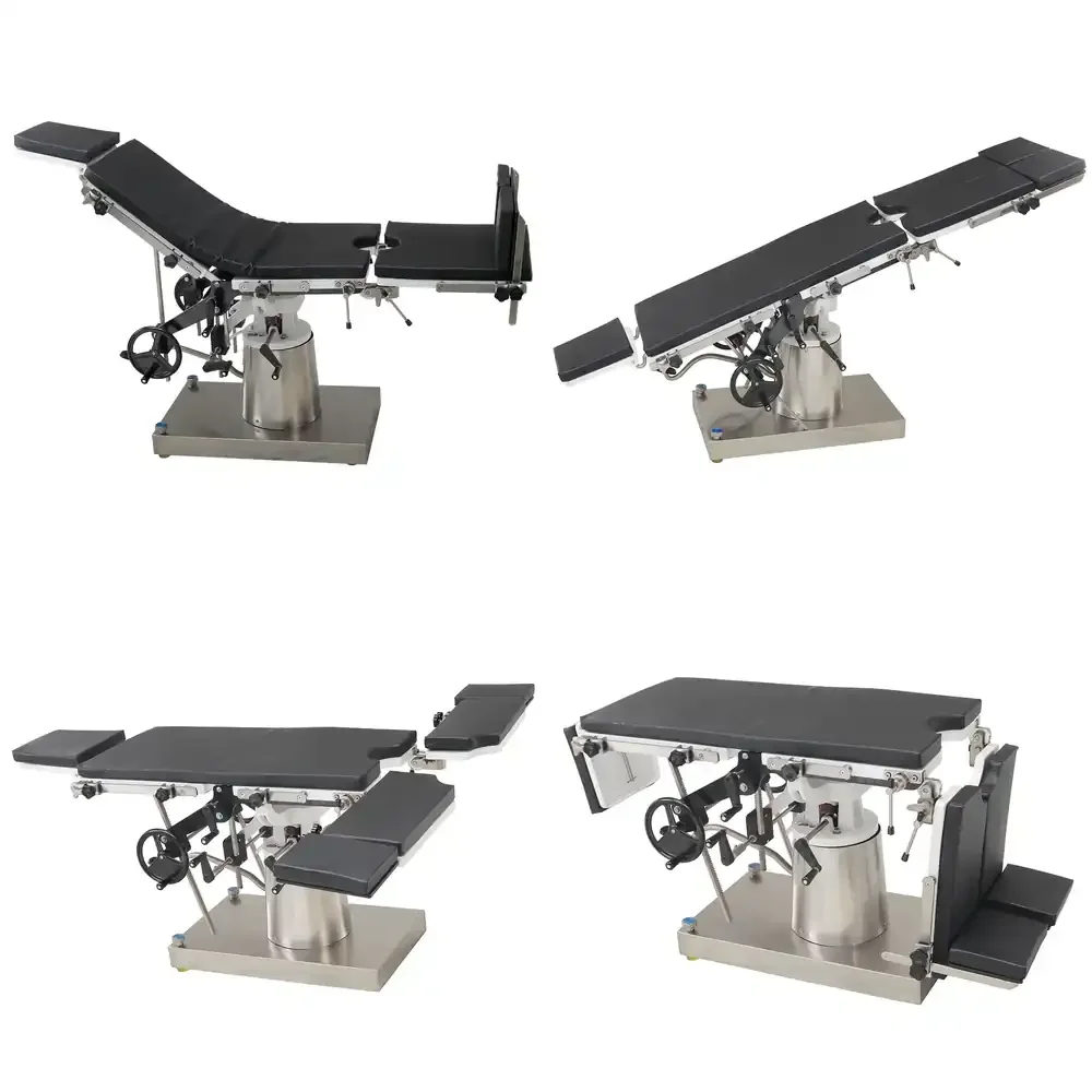 Hydraulic OT Universal General Bed Manual Operating Table
Hydraulic OT Universal General Bed Manual Operating Table