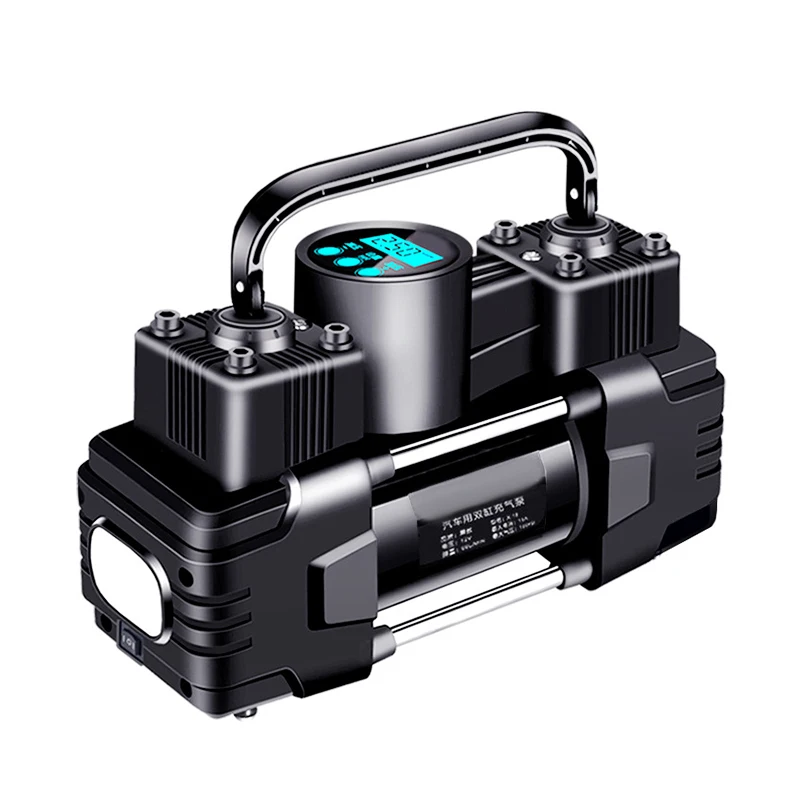 Household Car Air Pump 12V Digital Tire Air Pump Double Cylinder Air Compressor Small Portable Car Electric Tire Inflator
Household Car Air Pump 12V Digital Tire Air Pump Double Cylinder Air Compressor Small Portable Car Electric Tire Inflator