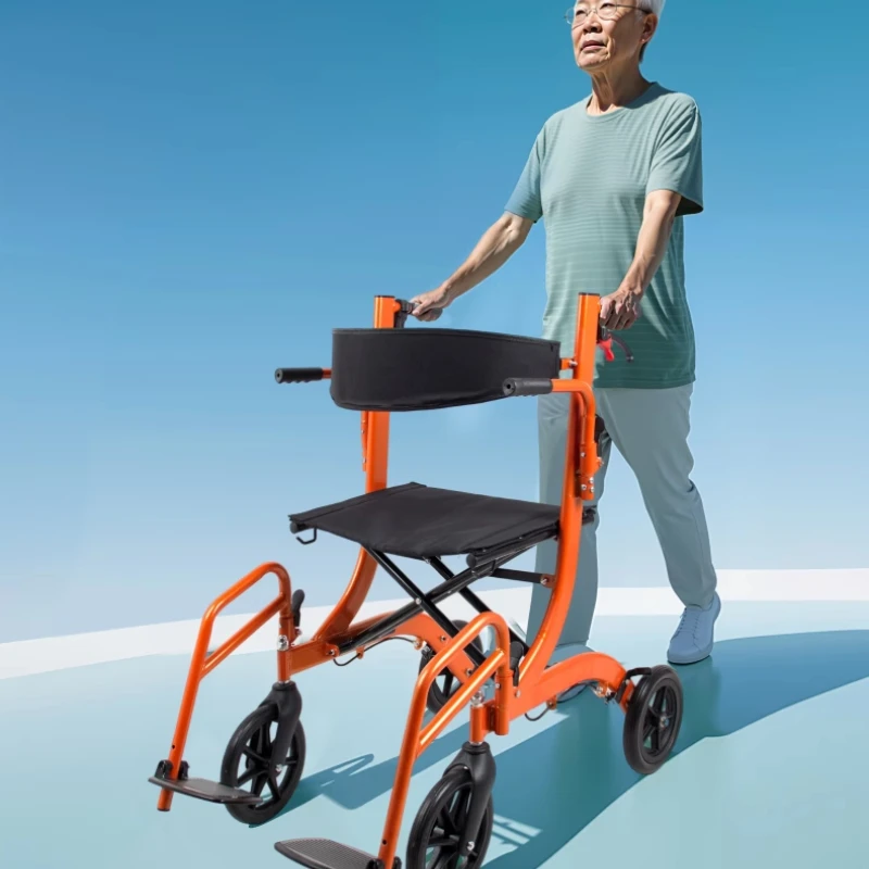 2-in-1 Rollator Wheelchair for Seniors Foldable Mobility Walker w/Rest Seat High-Carbon Steel Frame Shopping Assistant Cart
2-in-1 Rollator Wheelchair for Seniors Foldable Mobility Walker w/Rest Seat High-Carbon Steel Frame Shopping Assistant Cart
