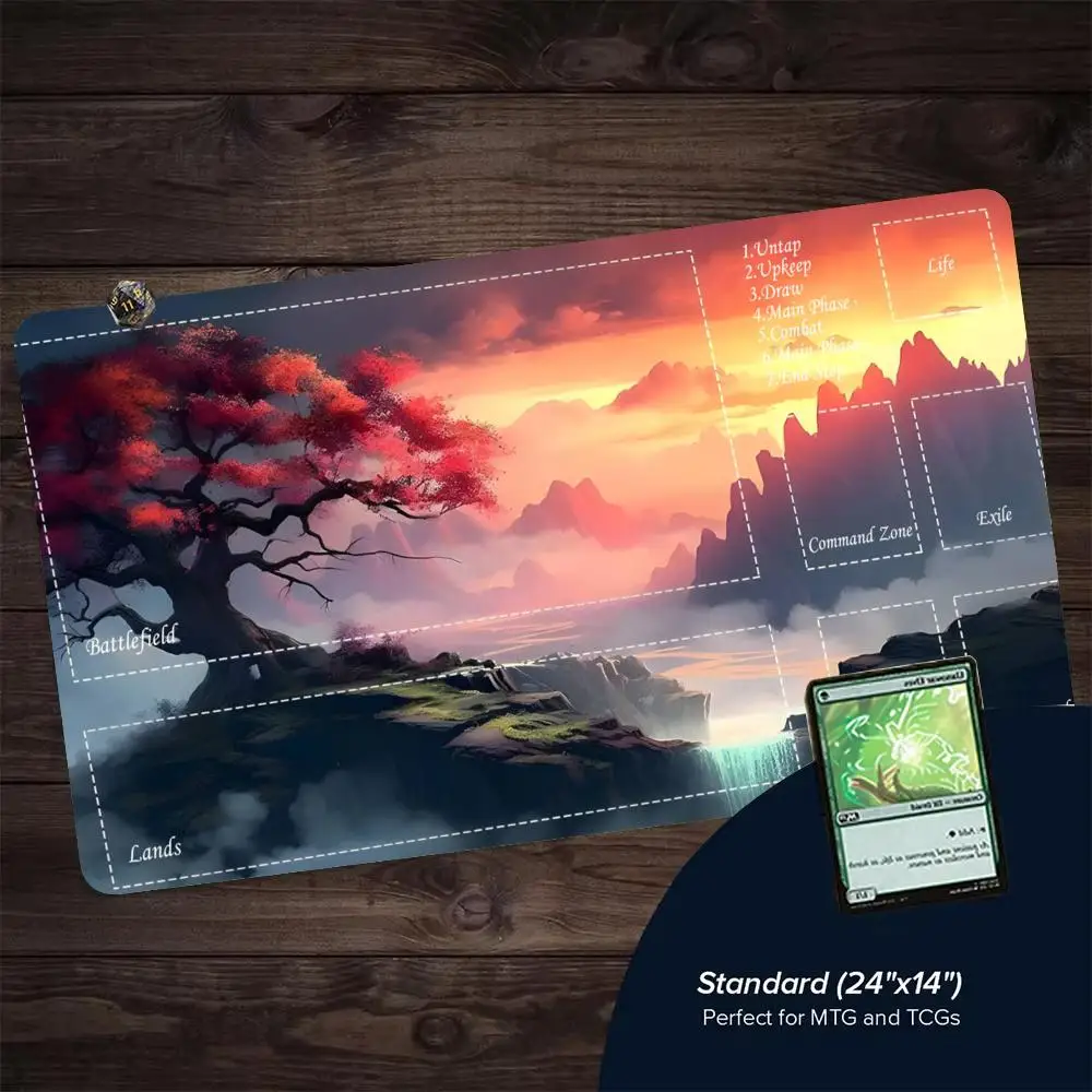Scenery Magic playmat rubber anti-slip edge locking pc accessories 35x60cm gaming mats Trading Card Game gamer tapis de souris
Scenery Magic playmat rubber anti-slip edge locking pc accessories 35x60cm gaming mats Trading Card Game gamer tapis de souris