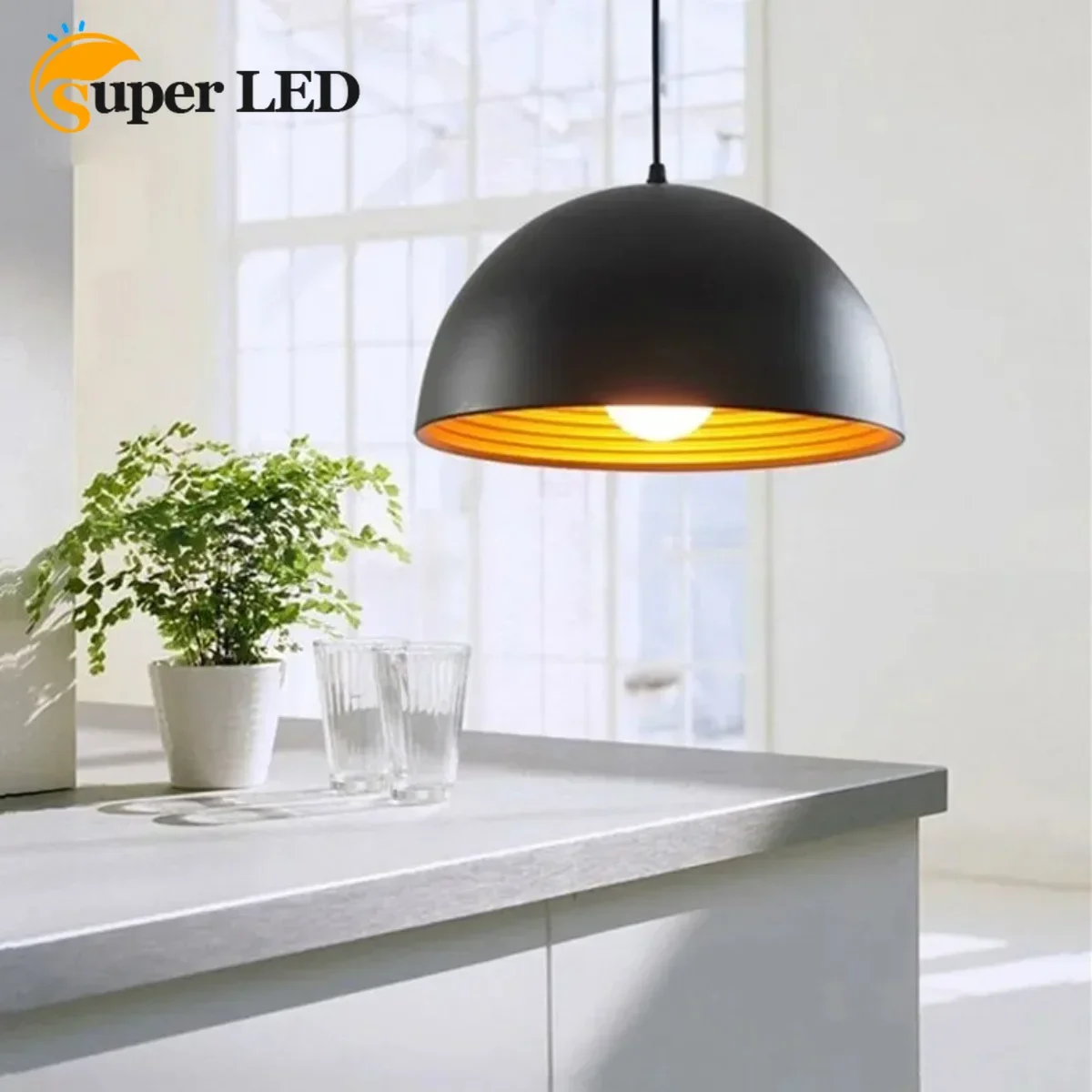 Modern Metal Drop Ceiling Lamp Industrial Dome Pendant Light Double Layer Bowl Lampshade E27 Decor Suspension Lighting Fixture
Modern Metal Drop Ceiling Lamp Industrial Dome Pendant Light Double Layer Bowl Lampshade E27 Decor Suspension Lighting Fixture