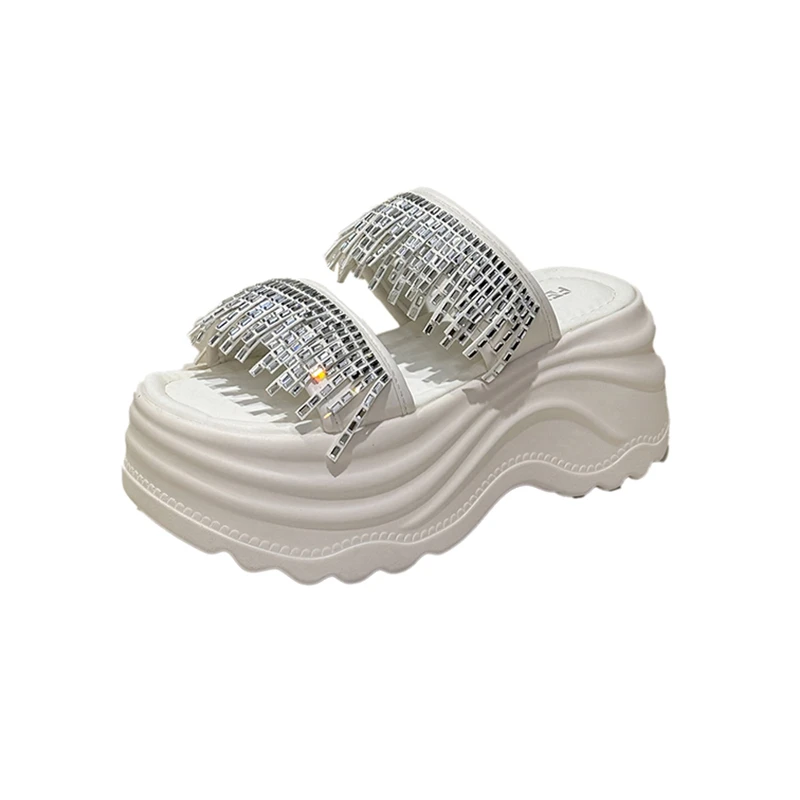Water Diamond Platform Sandals for Woman Fashion Versatile Height Increasing Slippers Soft Bottom Non Slip Casual Beach Shoes
Water Diamond Platform Sandals for Woman Fashion Versatile Height Increasing Slippers Soft Bottom Non Slip Casual Beach Shoes