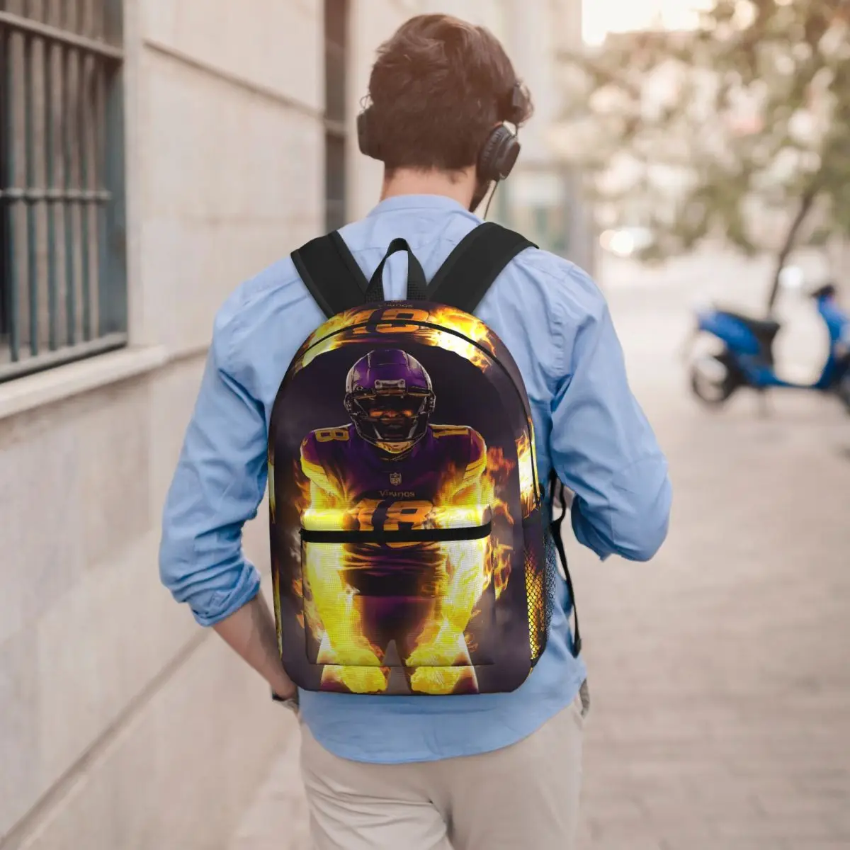 Justin Jefferson Griddy Design Backpack Boys Girls BookBag Children School Bag Laptop Shoulder Bags for Men Women
Justin Jefferson Griddy Design Backpack Boys Girls BookBag Children School Bag Laptop Shoulder Bags for Men Women