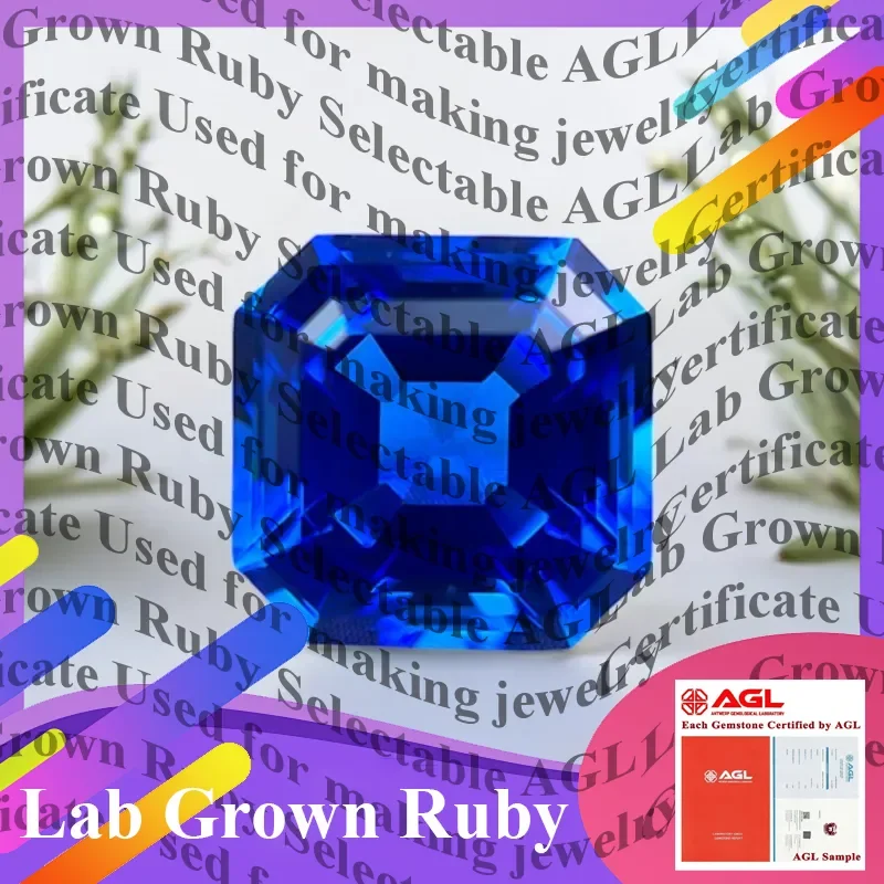 Hot Sales Lab Grown Cobalt Spinel Asscher Cut Gemstone For DIY Ring Necklace Earrings Main Materials Selectable AGL Certificate
Hot Sales Lab Grown Cobalt Spinel Asscher Cut Gemstone For DIY Ring Necklace Earrings Main Materials Selectable AGL Certificate