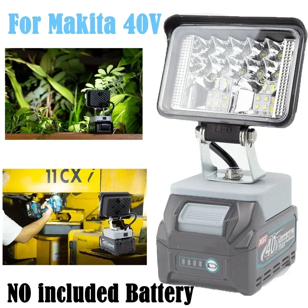 Портативный беспроводной фонарик, рабочая функция, для Makita XGT 40 в, литиевая батарея, наружная лампа для мастерской, освещение для кемпинга
Портативный беспроводной фонарик, рабочая функция, для Makita XGT 40 в, литиевая батарея, наружная лампа для мастерской, освещение для кемпинга