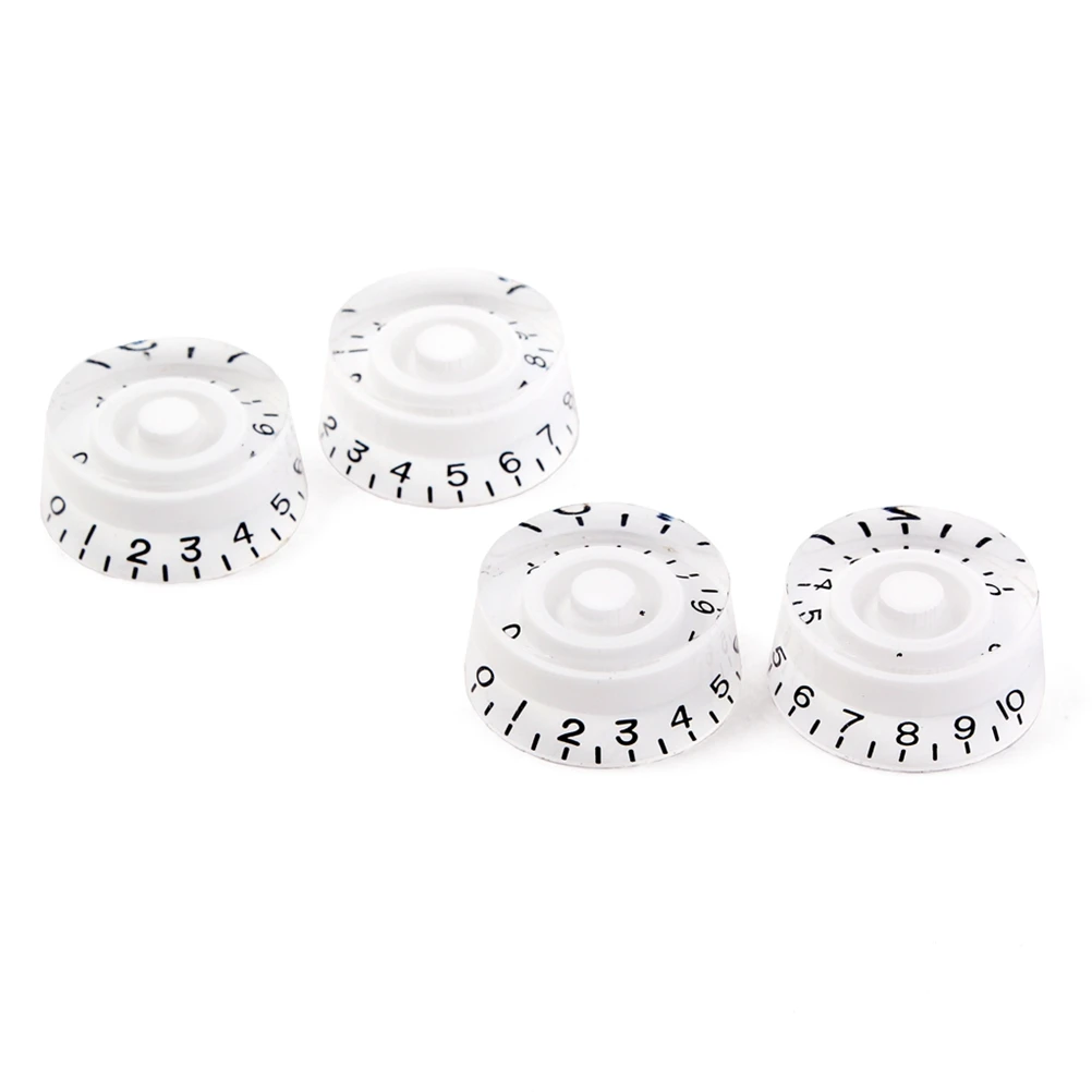 4 pcs Large Circle Knobs Electric Guitar Volume Tone Letter Durable Plastic Fits Style
4 pcs Large Circle Knobs Electric Guitar Volume Tone Letter Durable Plastic Fits Style