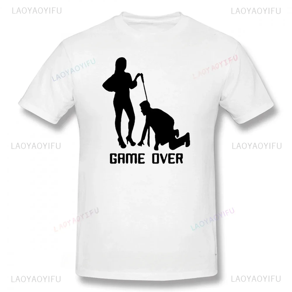 Hot Sale Game Over Bride Groom Tshirt Funny Printed Bachelor Party T Shirt Summer Short Sleeve Fashion Casual Harajuku Man Tees
Hot Sale Game Over Bride Groom Tshirt Funny Printed Bachelor Party T Shirt Summer Short Sleeve Fashion Casual Harajuku Man Tees