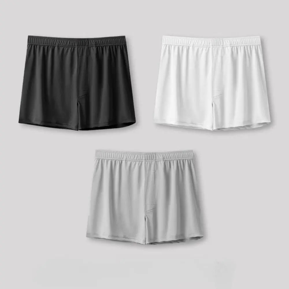 3Pcs Simple Ice Silk Men's Flat Panties Mid Waist Large Size Thin Boxers Shorts Underpants Seamless Men's Underwear Gifts 
3Pcs Simple Ice Silk Men's Flat Panties Mid Waist Large Size Thin Boxers Shorts Underpants Seamless Men's Underwear Gifts