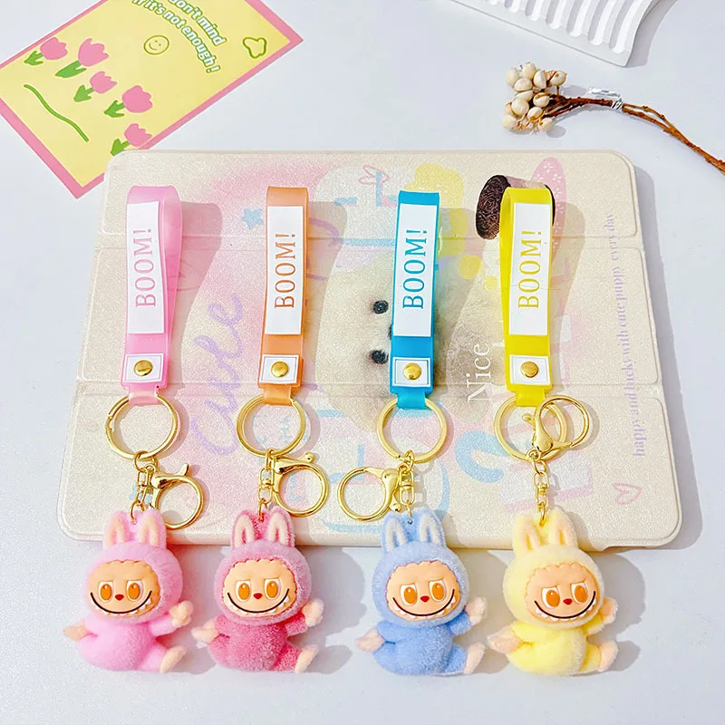 New Labubu Keychain Cartoon Three-dimensional Doll Schoolbag Pendant Couple Car Key Chain Women and Men Gifts
New Labubu Keychain Cartoon Three-dimensional Doll Schoolbag Pendant Couple Car Key Chain Women and Men Gifts