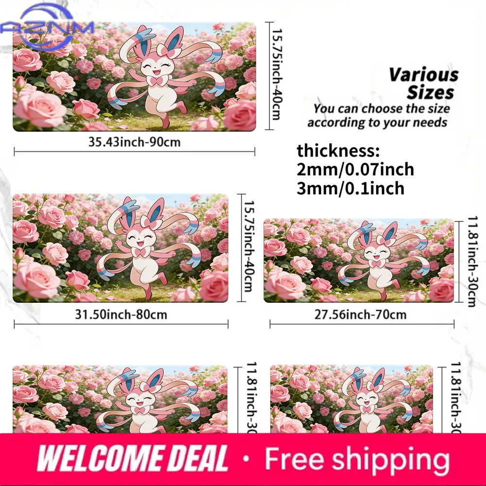 Sylveon Rose Garden Pokemon TCG Playmat Non-Slip Gaming Mouse Pad
Sylveon Rose Garden Pokemon TCG Playmat Non-Slip Gaming Mouse Pad