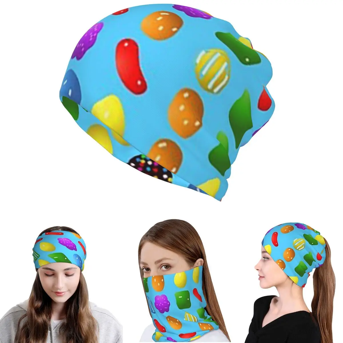 All New Candy Crush Saga Bandana Neck Gaiter Magic Scarf Warm Balaclava Beanies Hat for Men Women Adult All Season
All New Candy Crush Saga Bandana Neck Gaiter Magic Scarf Warm Balaclava Beanies Hat for Men Women Adult All Season