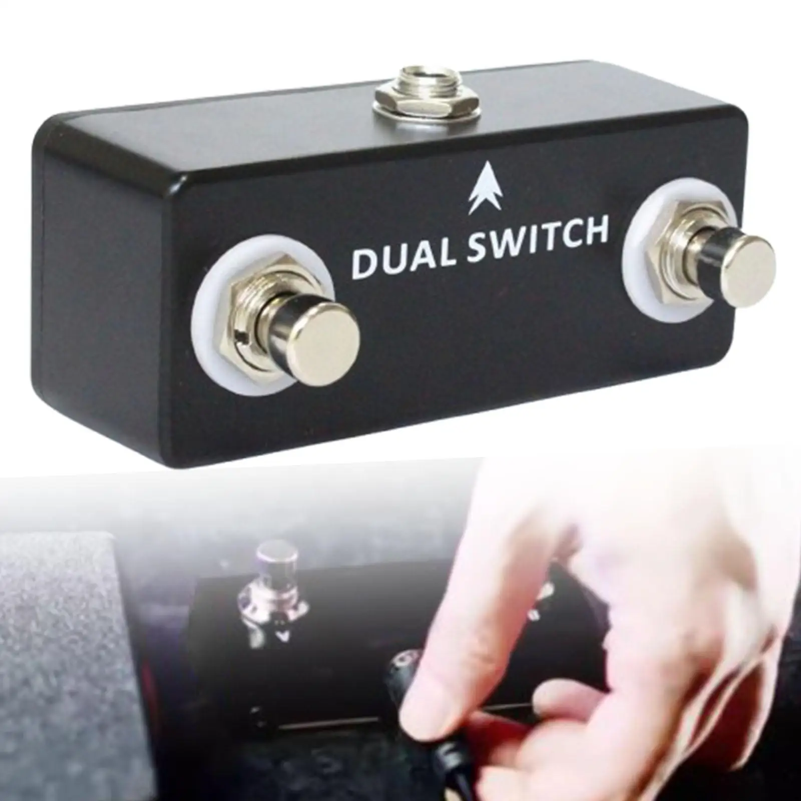 Dual Foot Switch Pedal Dual Switch Convenient to Use Effects Sturdy Guitar Pedal Foot Switch Controller for Piano Bass Guitar
Dual Foot Switch Pedal Dual Switch Convenient to Use Effects Sturdy Guitar Pedal Foot Switch Controller for Piano Bass Guitar