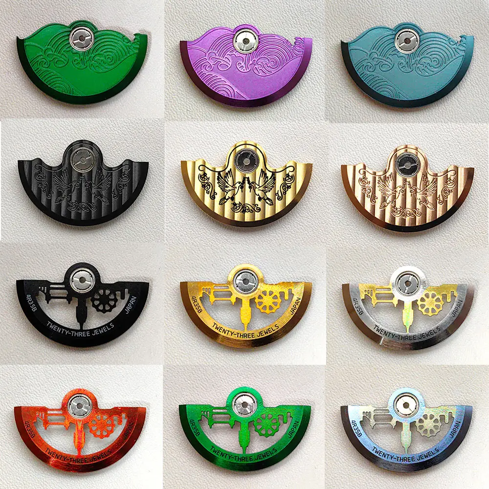 Customized NH35 Movement Rotor Hammer Fit for NH36 NH38 NH39 NH35 Movement Pendulum Oscillating Weight Hammer NH35 Rotor Part
Customized NH35 Movement Rotor Hammer Fit for NH36 NH38 NH39 NH35 Movement Pendulum Oscillating Weight Hammer NH35 Rotor Part