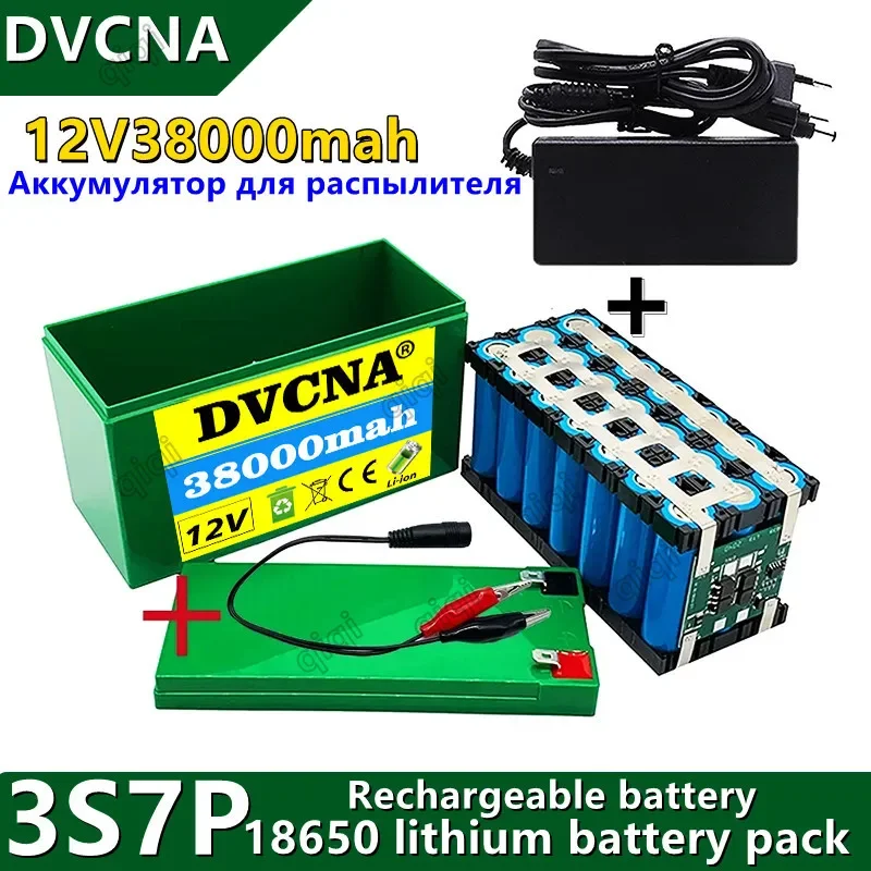 12V38Ah 18650 Lithium Battery Pack 3S7P with Built-in High Current 40A Solar Street Light, Xenon Lamp, Backup Power Supply, LED
12V38Ah 18650 Lithium Battery Pack 3S7P with Built-in High Current 40A Solar Street Light, Xenon Lamp, Backup Power Supply, LED