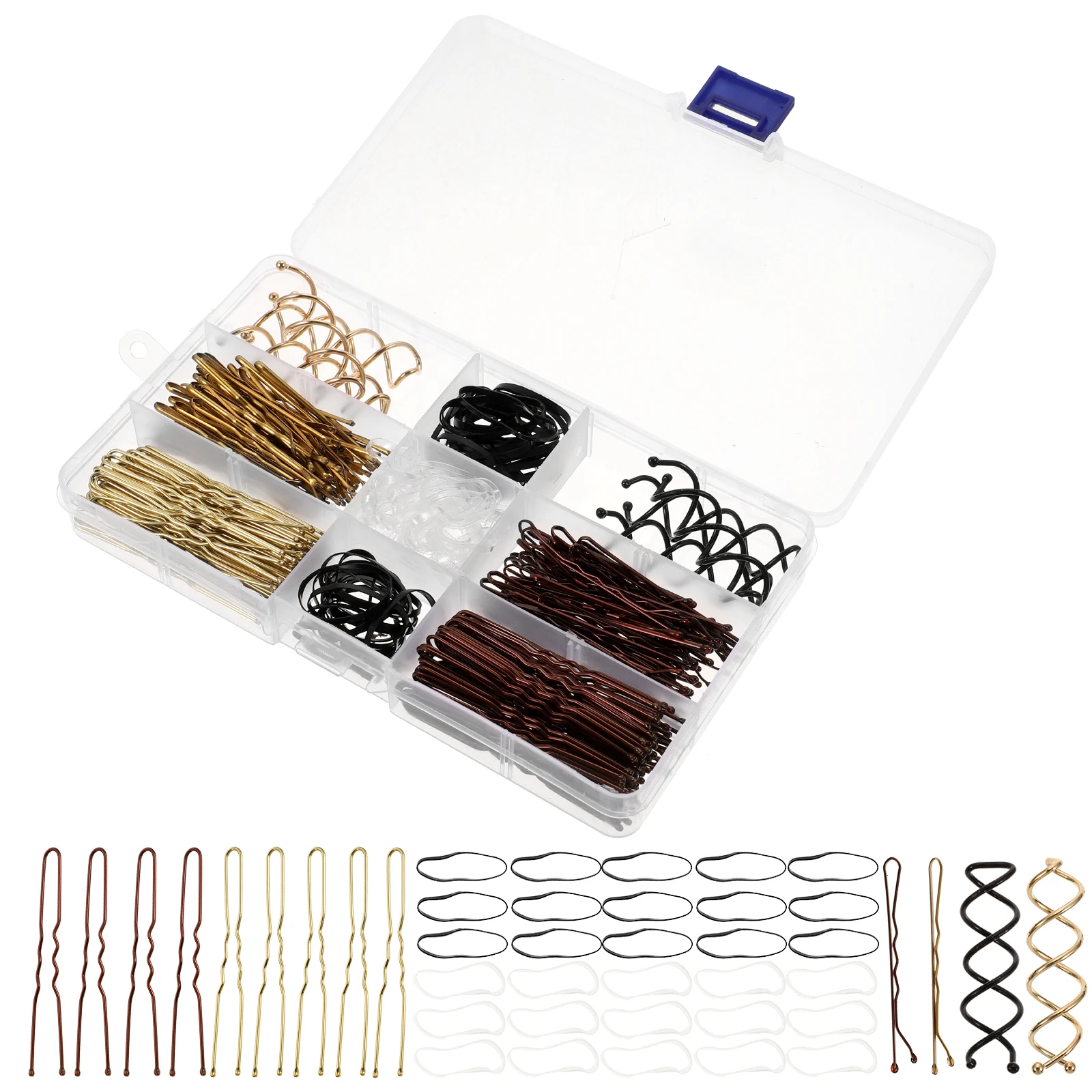 356pcs 1 Box U Shaped Pins Bobby Pins Hair Bands For Women Mini Brown Black Styling Tools Accessories Party Daily Use
356pcs 1 Box U Shaped Pins Bobby Pins Hair Bands For Women Mini Brown Black Styling Tools Accessories Party Daily Use