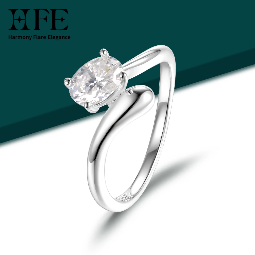 HFE 925 Sterling Silver Classic Solitaire Oval Moissanite Women's New Fashion Jewelry Luxury Engagement Gift
HFE 925 Sterling Silver Classic Solitaire Oval Moissanite Women's New Fashion Jewelry Luxury Engagement Gift