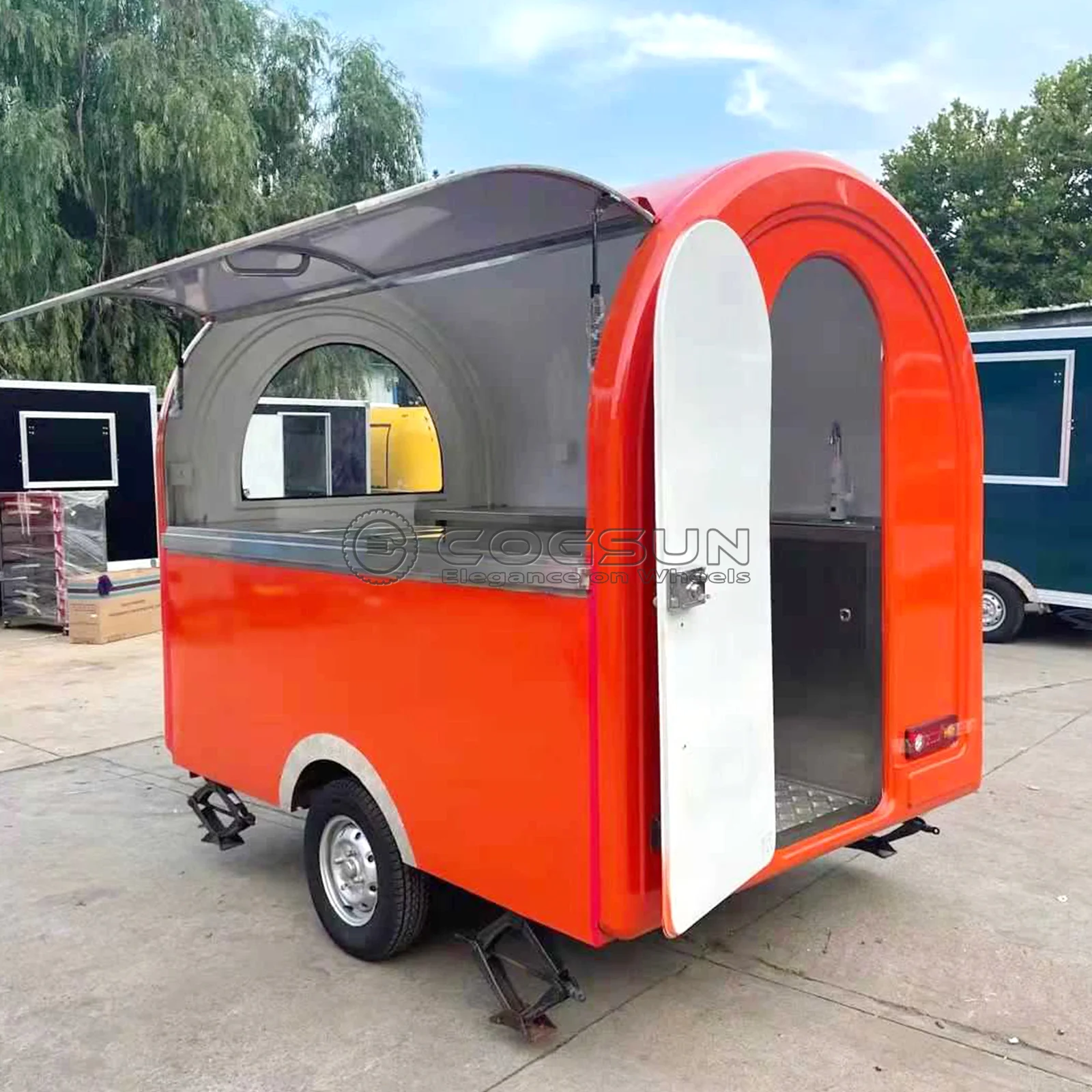 COGSUN Street Food Cart Catering Trailer Wholesale Food Cart Mobile Restaurant Pizza Truck Best Selling Concession Trailer
COGSUN Street Food Cart Catering Trailer Wholesale Food Cart Mobile Restaurant Pizza Truck Best Selling Concession Trailer