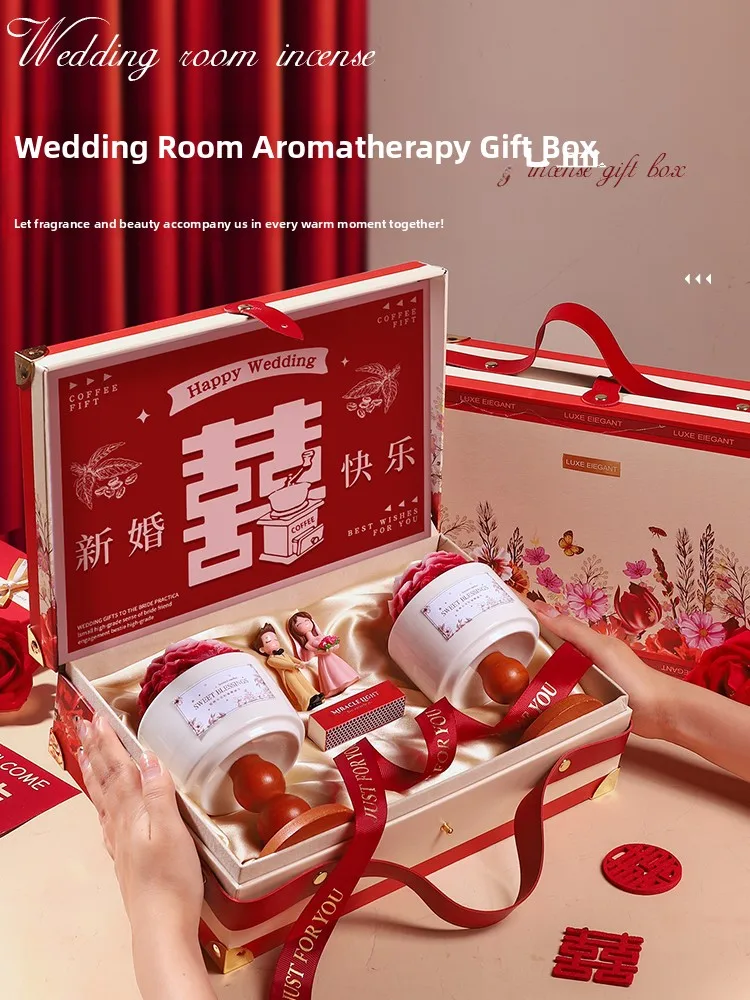 Wedding Gift Box Candles Aromatherapy Decoration High End Friend Bride Groom Engagement Creative Gift Box Set Practical Decor...
Wedding Gift Box Candles Aromatherapy Decoration High End Friend Bride Groom Engagement Creative Gift Box Set Practical Decor...