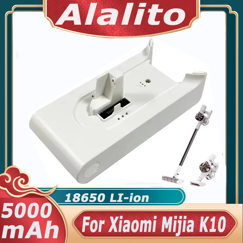 25,2 В 5000 мАч K10 Аккумулятор для Xiaomi Mijia K10 Ручной беспроводной пылесос Запчасти Литий-ионный аккумулятор
25,2 В 5000 мАч K10 Аккумулятор для Xiaomi Mijia K10 Ручной беспроводной пылесос Запчасти Литий-ионный аккумулятор
